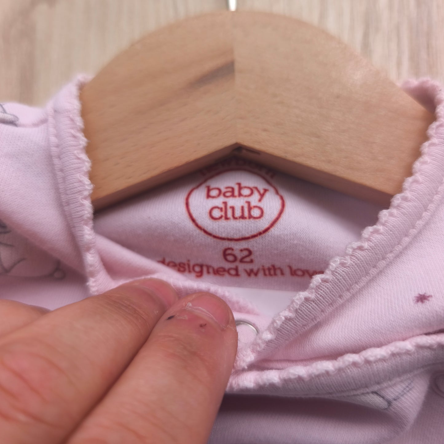 Babygrow Rosa de Coelhinhos – Baby Club