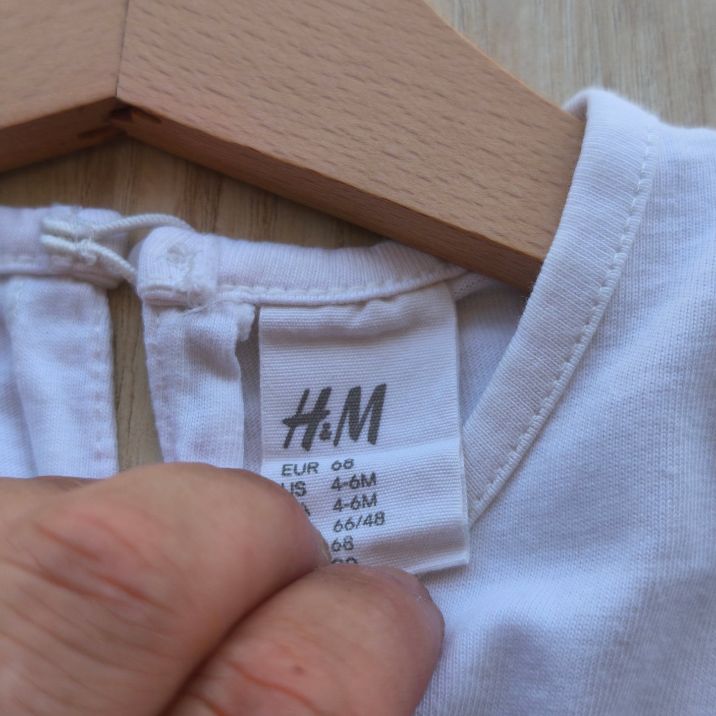 Conjunto de Verão H&M com Touca "My Favorite" – 4-6 Meses (68 cm)