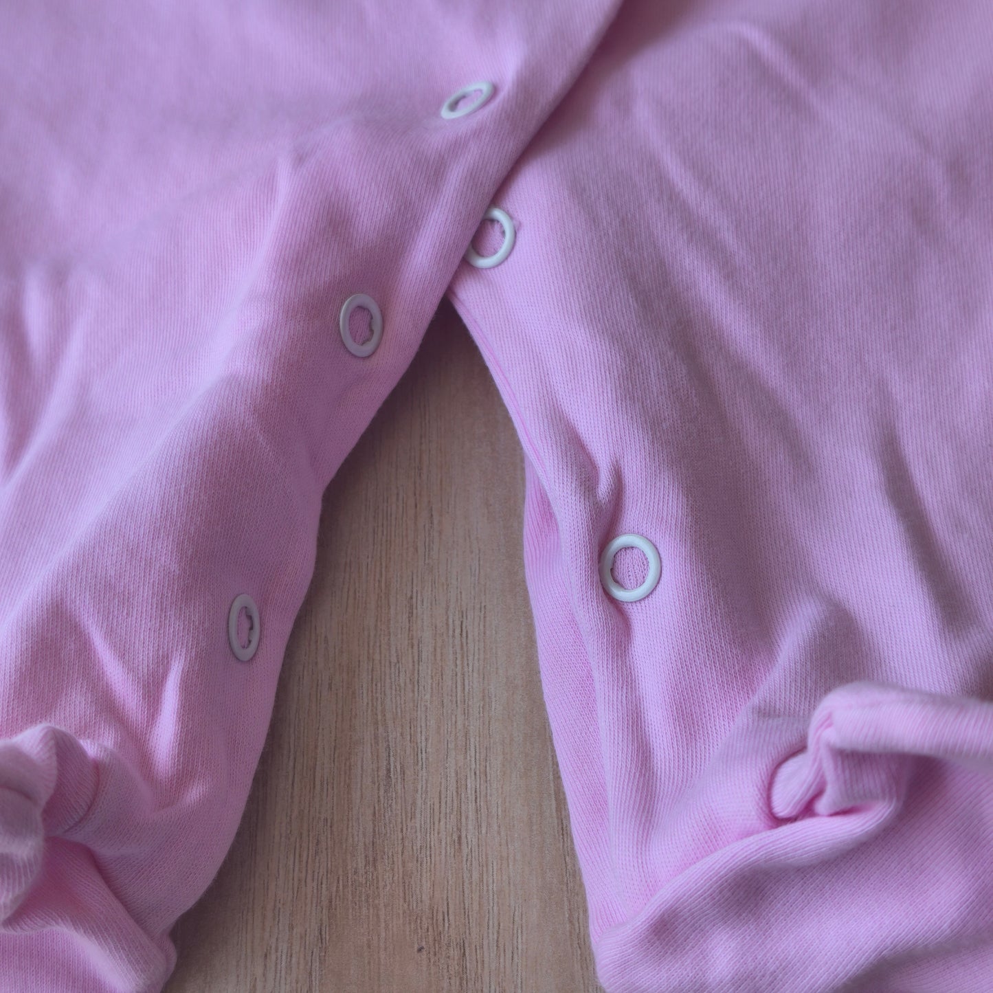Babygrow Pijama de Algodão para Menina com Ursinho – Rosa