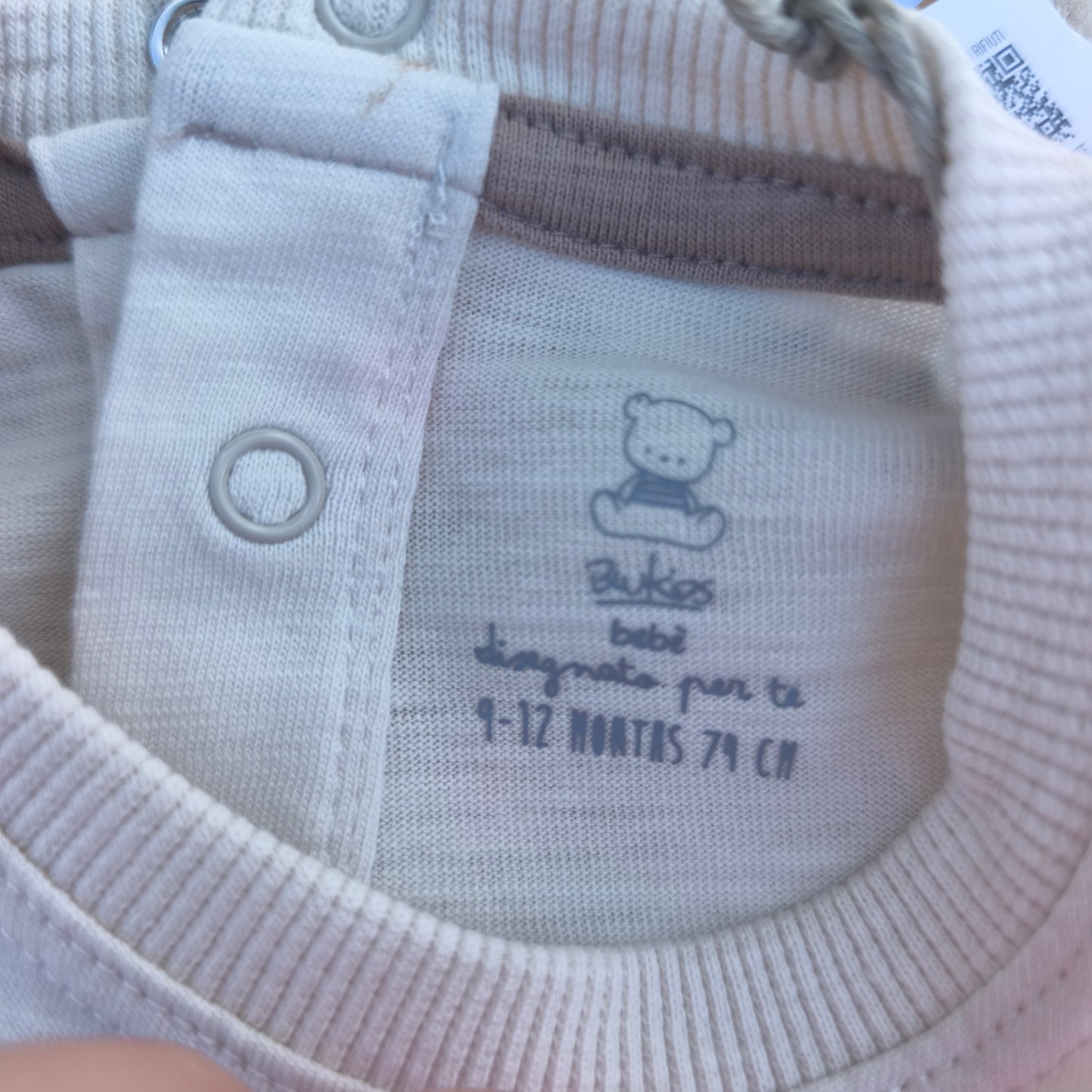 Camisola Bloco de Cores, Blukids, 9-12 meses.