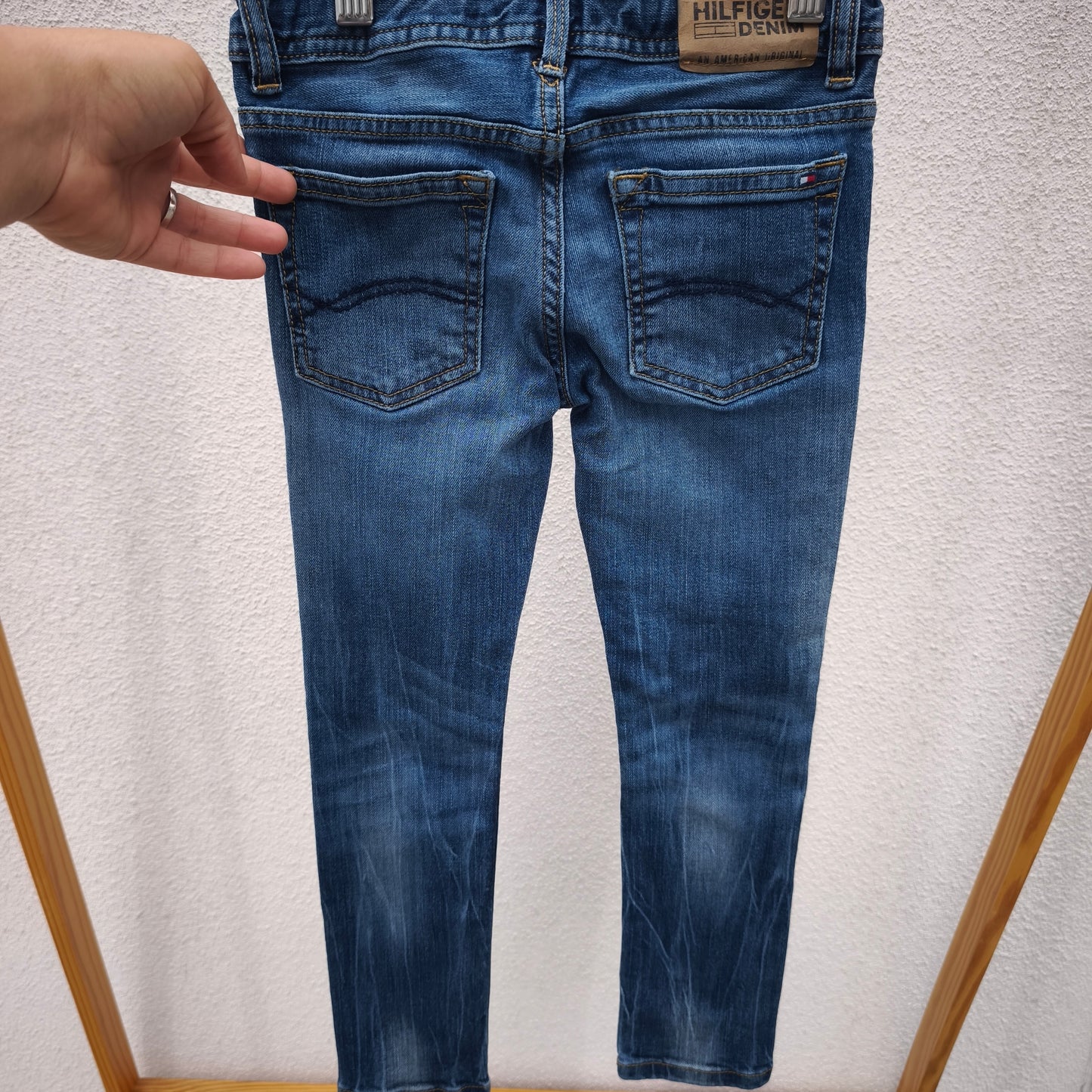 Calças de Ganga Hilfiger Denim Slim Fit 5-6 anos