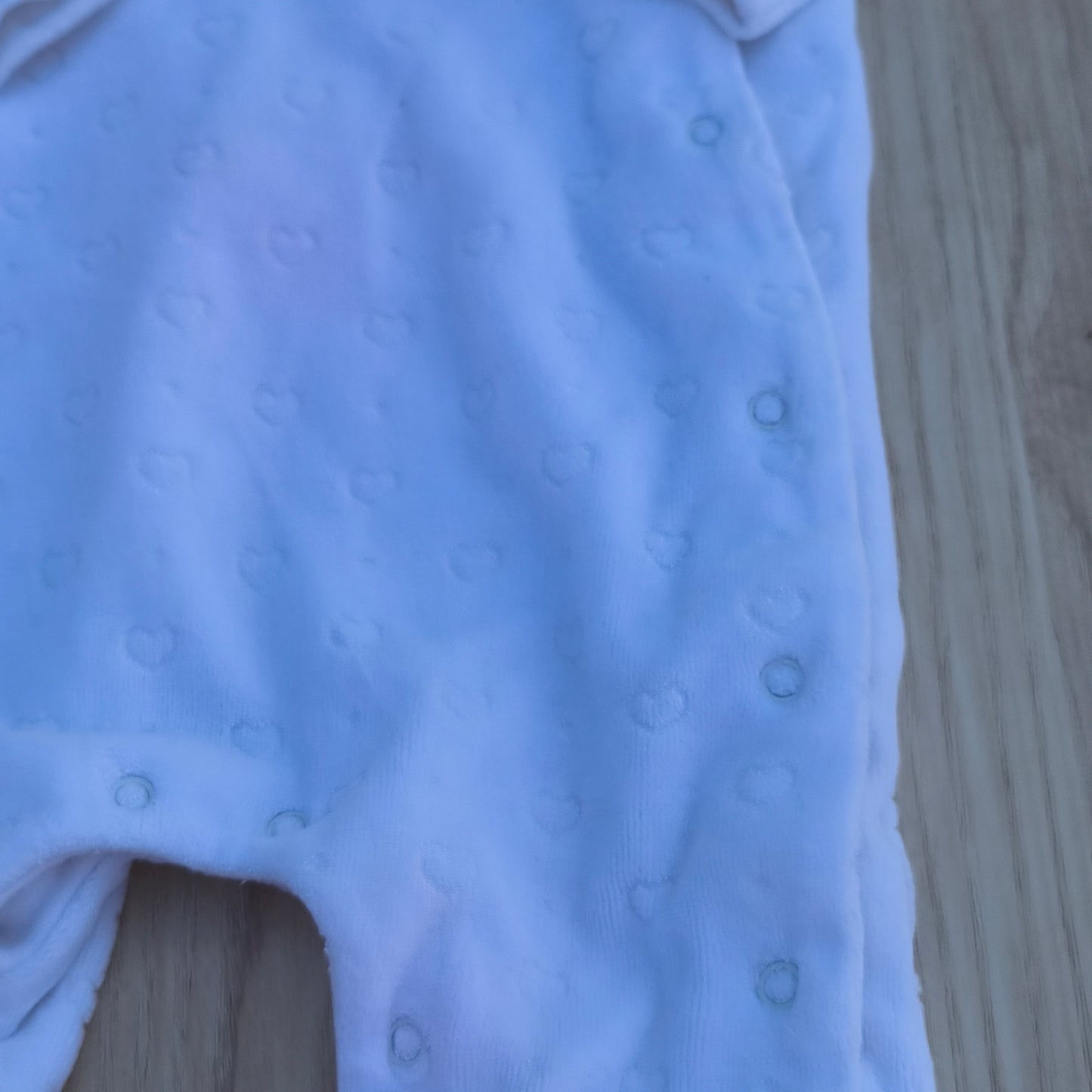Pijama / Babygrow de Veludo Mayoral Newborn Branco – 1-2 Meses (60 cm)