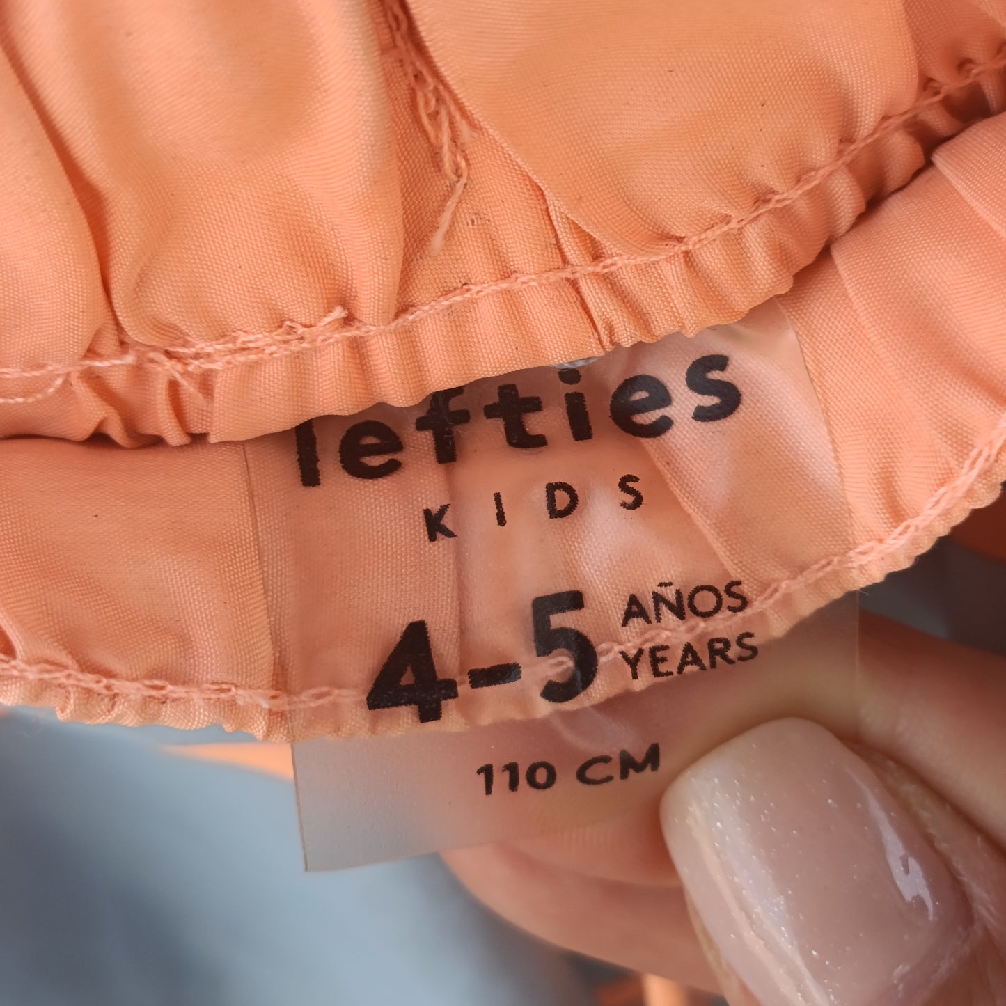 Calções de Banho para Menino Lefties Kids Azul e Laranja Às Riscas