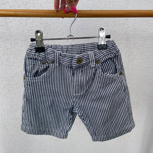 Calções a Riscas Azuis e Brancas Texstar – 6-9M (74 cm)