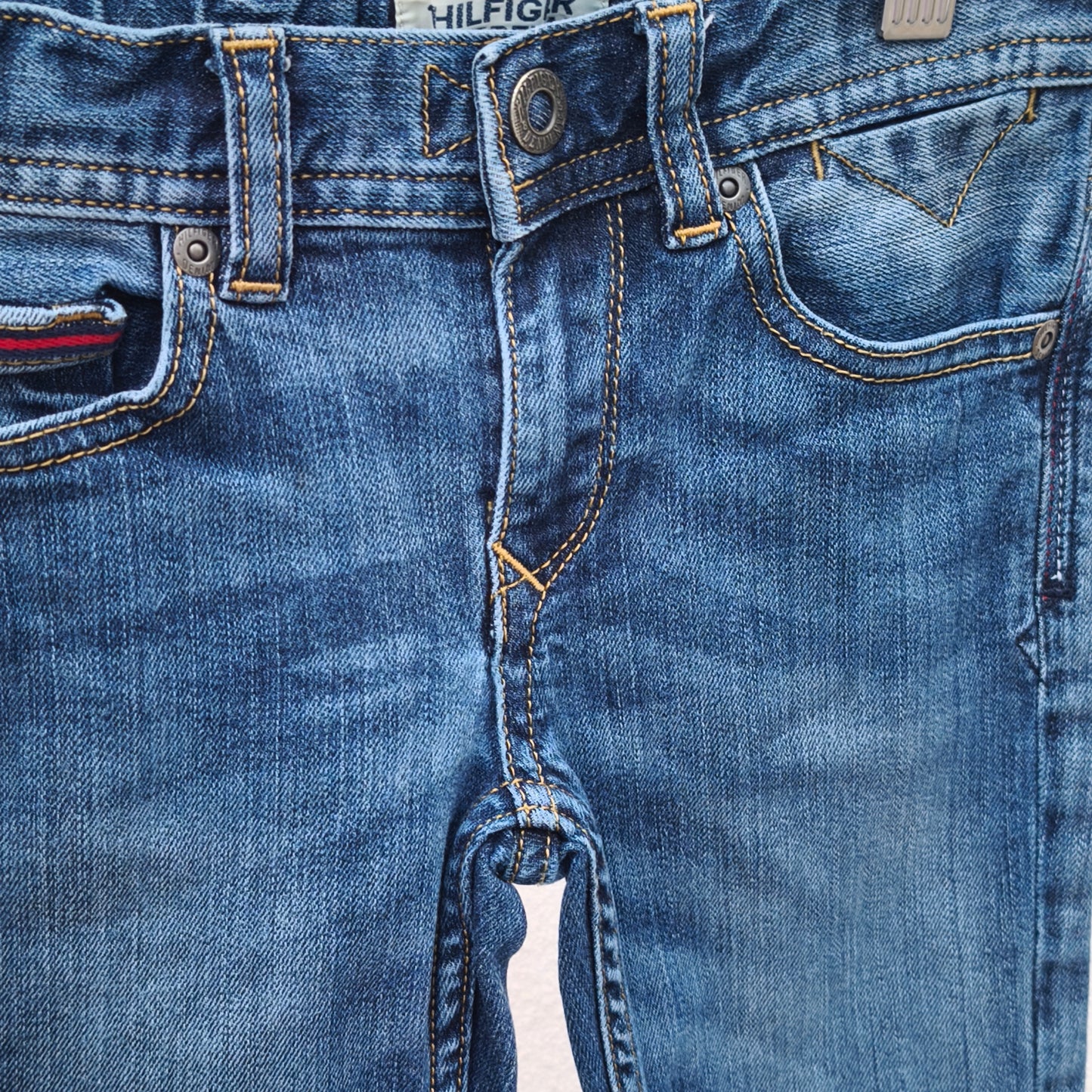 Calças de Ganga Hilfiger Denim Slim Fit 5-6 anos