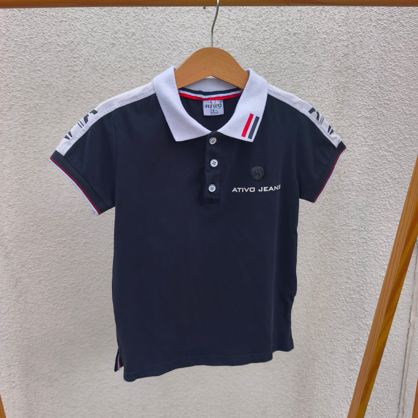 Polo de Manga Curta Ativo