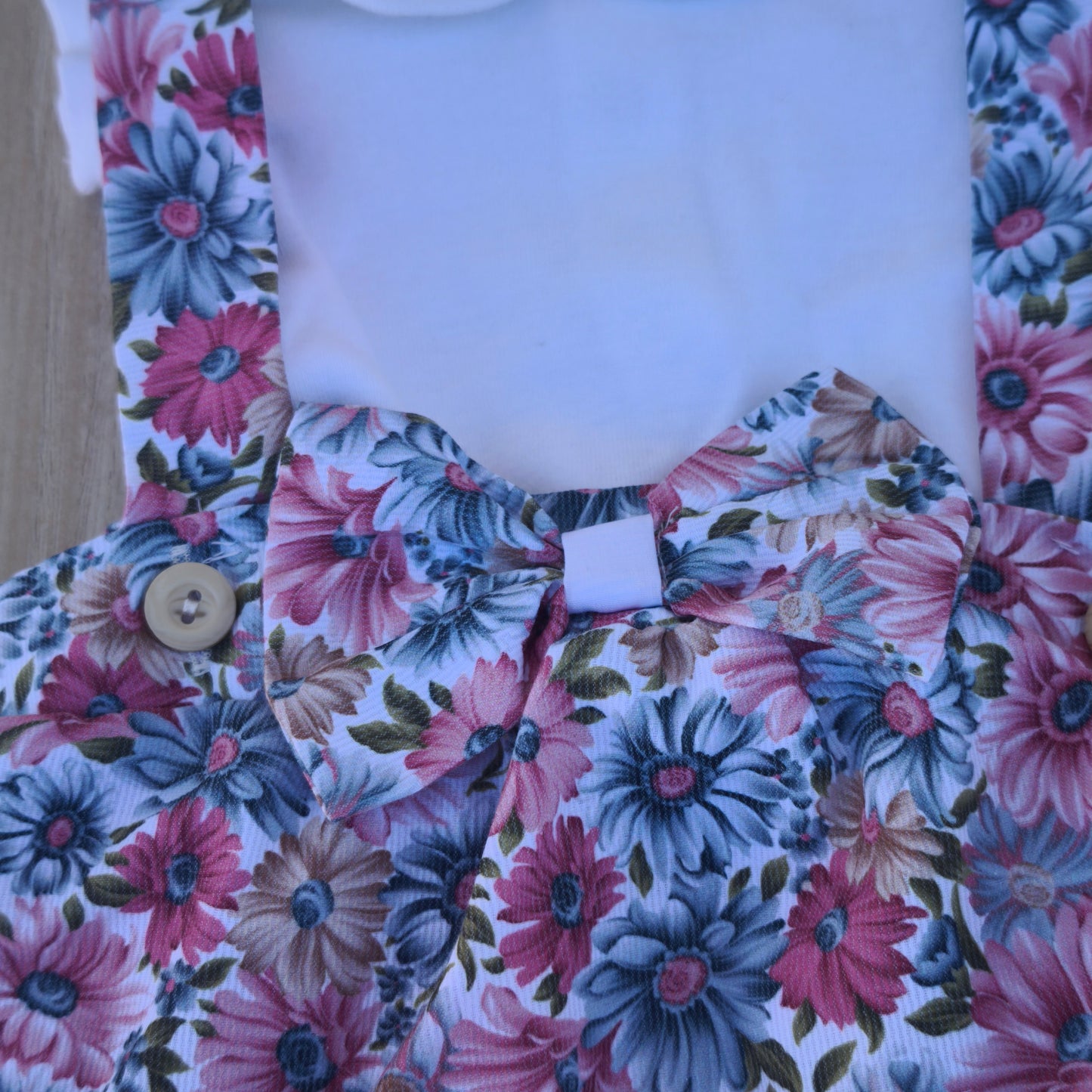 Conjunto de Body e Saia com Alças — Padrão Floral