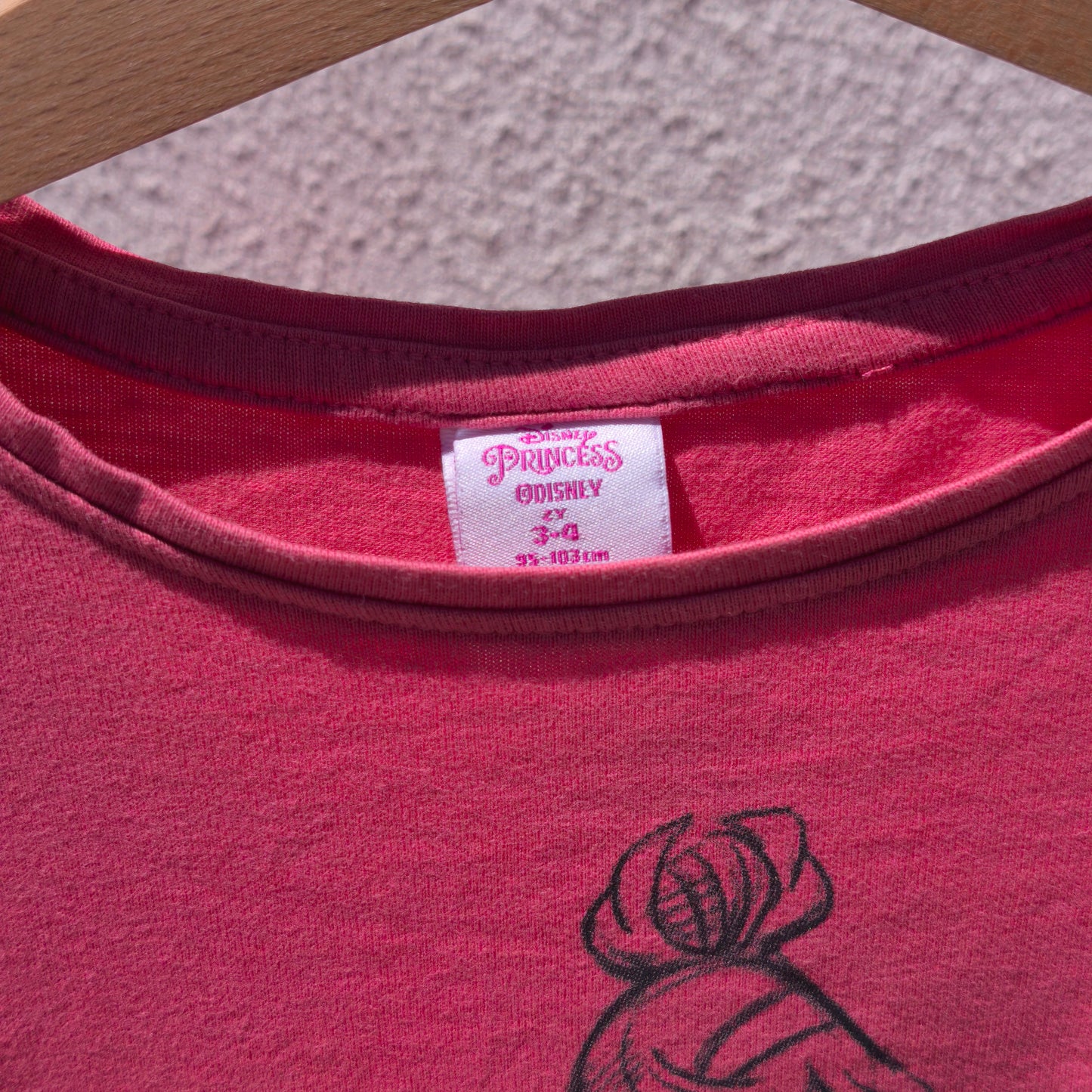 T-shirt de Manga Comprida Cinderela Disney – 3-4 anos