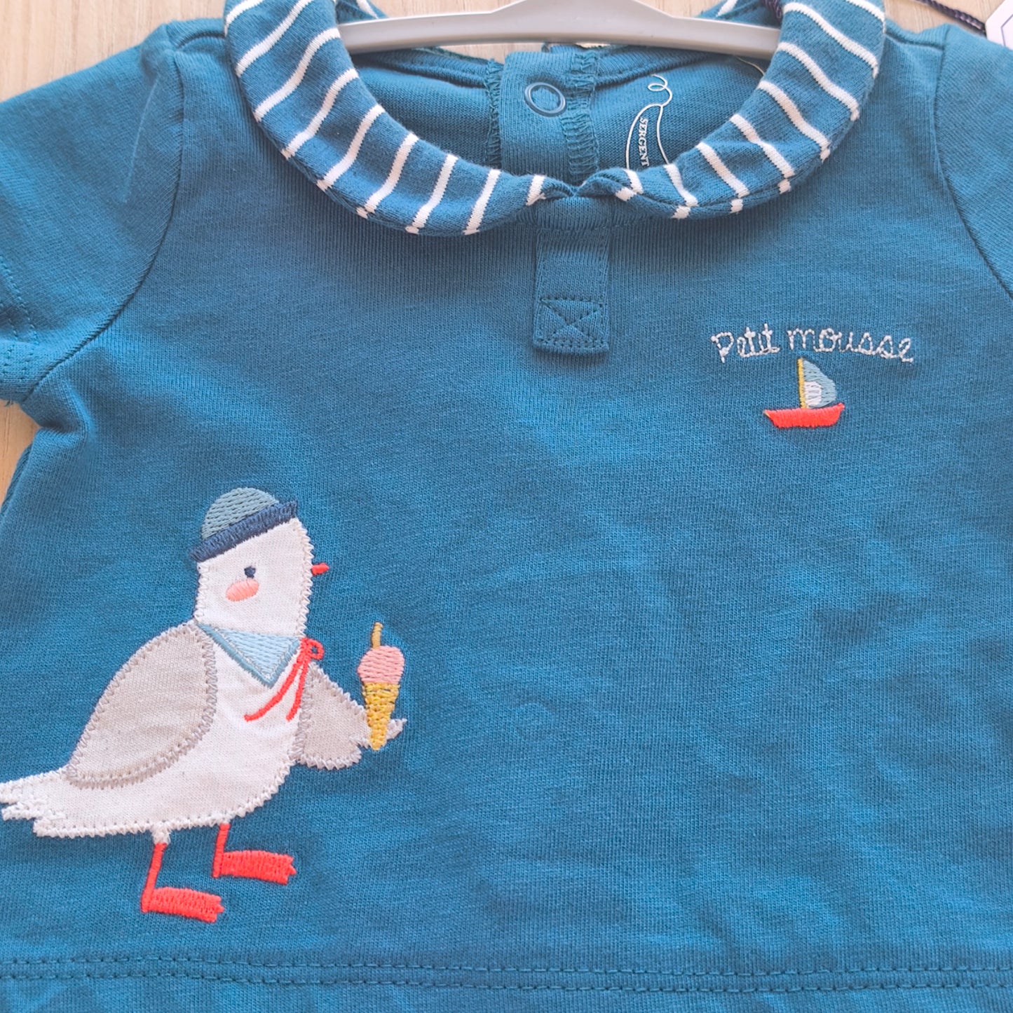 Fofo / Romper de Bebé Sergent Major – "Petit Mousse" 0-12 meses