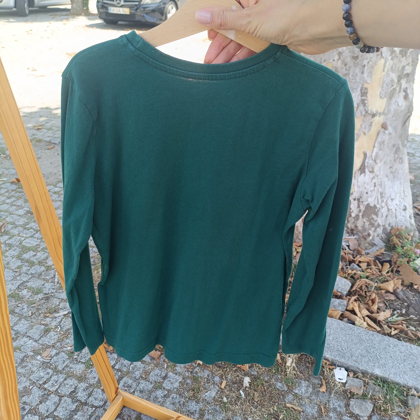 Camisola de Manga Comprida Primark Verde-Garrafa 6-12 anos