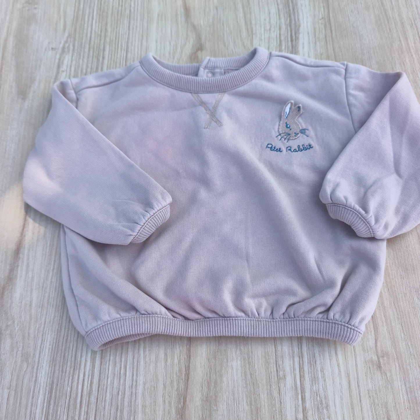 Sweat-shirt / Camisola Beatrix Potter "Peter Rabbit" Lilás – 9-12 Meses