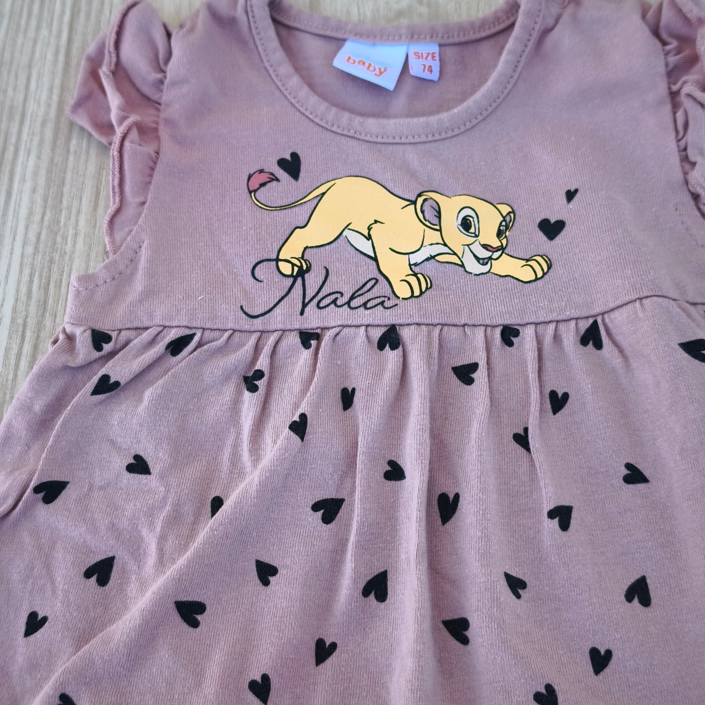 Vestido Body Disney Nala (O Rei Leão) — Rosa Velho