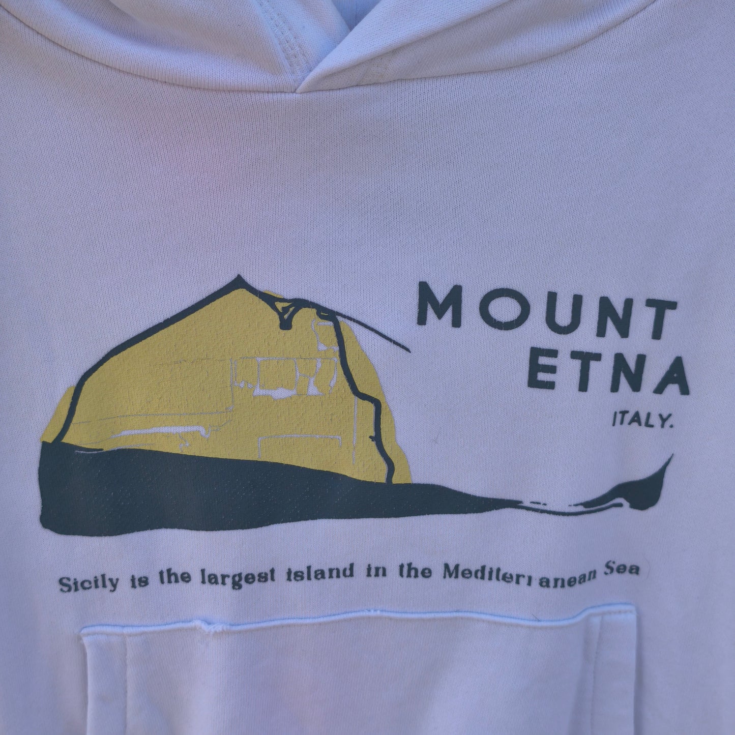 Sweatshirt com Capuz "Mount Etna Italy" (Zippy / ZY) 5-6 anos
