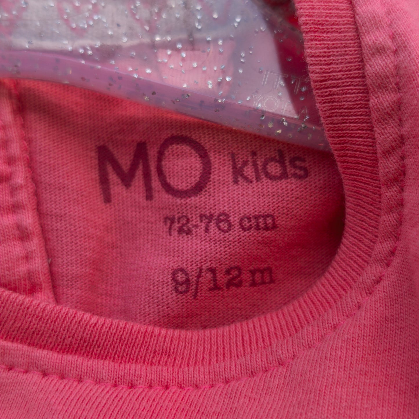 Camisola MO Kids de Manga Comprida Rosa-Fúcsia – 9-12 Meses (72-76 cm)