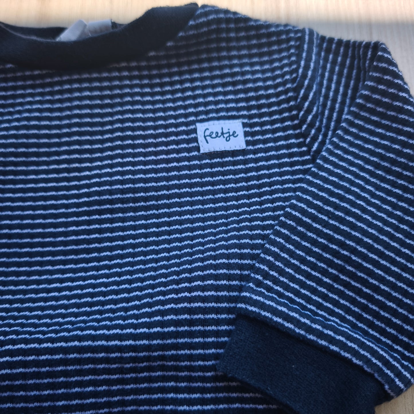 Conjunto de Camisola e Calça de Malha Às Riscas, Feetje
