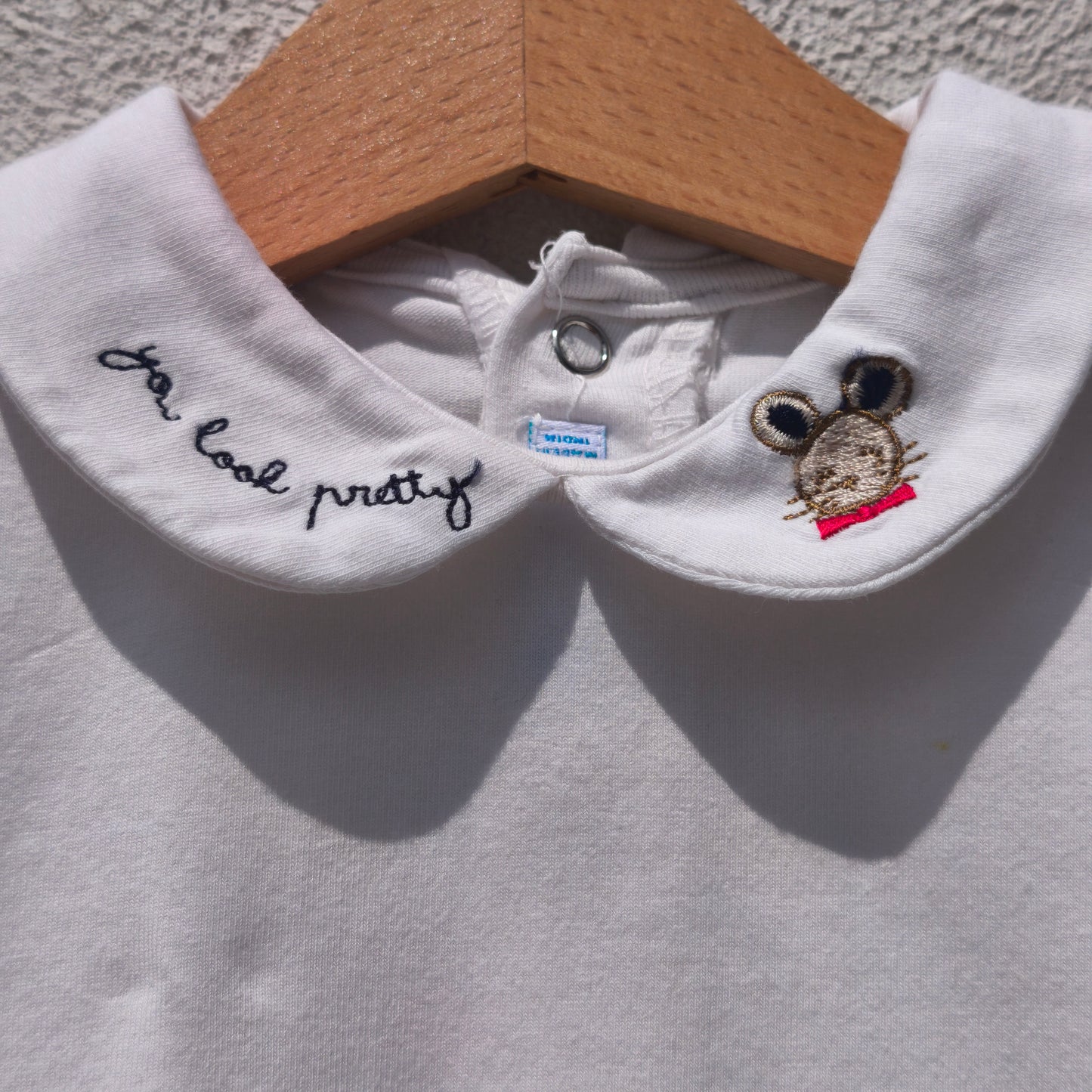 Camisola Branca com Gola Bebé Ilustrada – Mayoral-3 anos