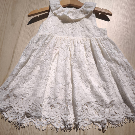 Vestido de Renda Branco H&M