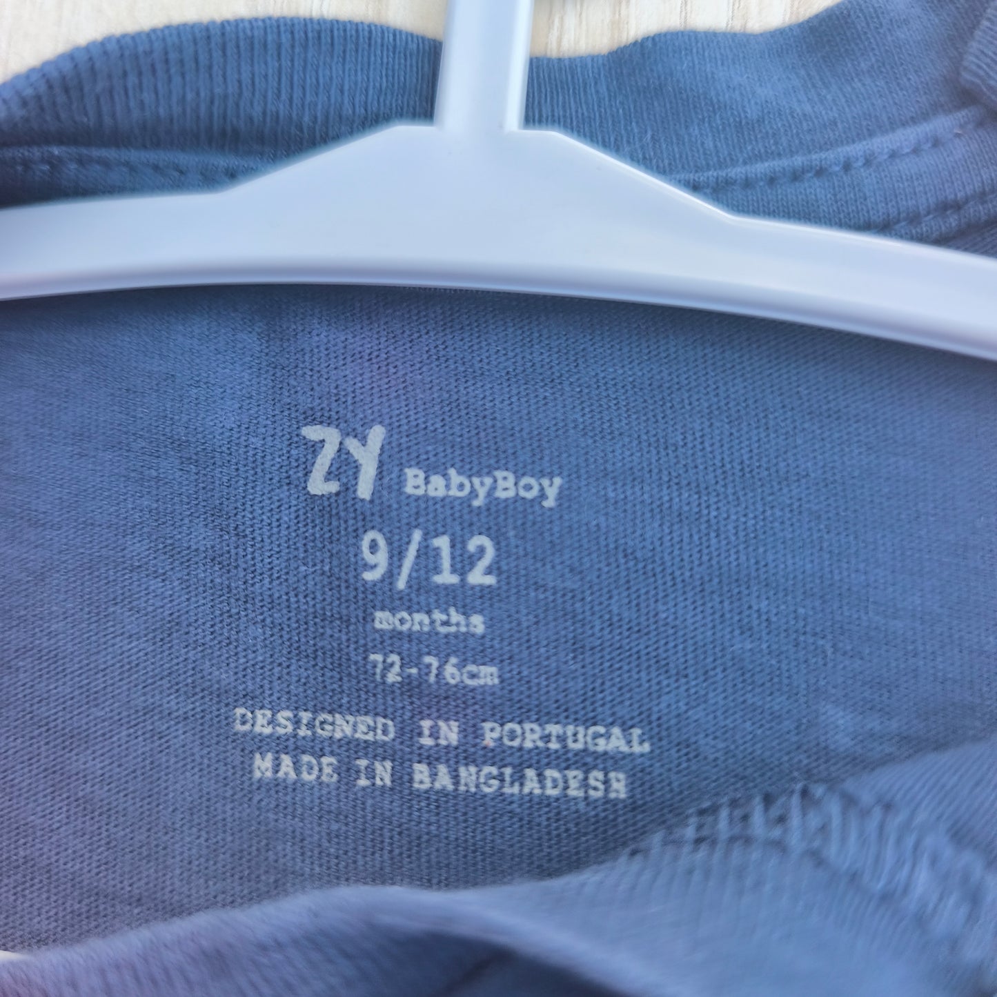 Camisola Azul, ZY Baby, 9-12 meses