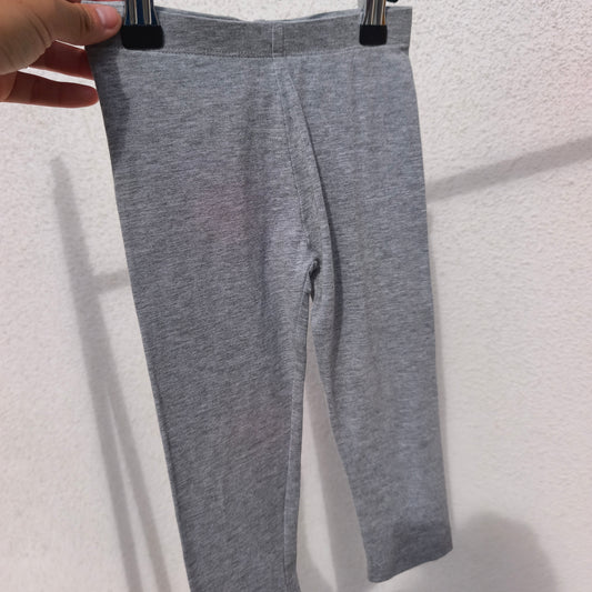 Leggings Básicas Cinzentas Mescladas – 18-24 Meses