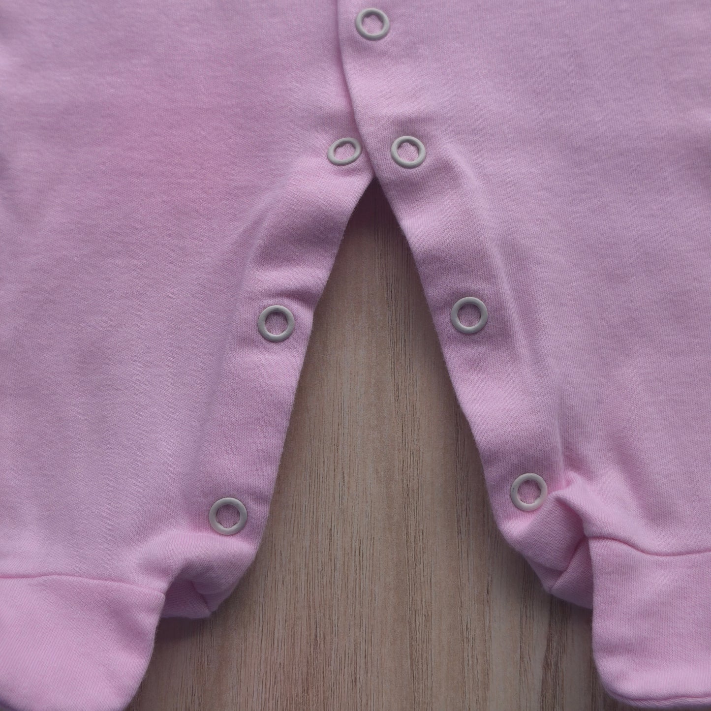 Babygrow "Primeira Roupinha" Rosa com Cãozinho