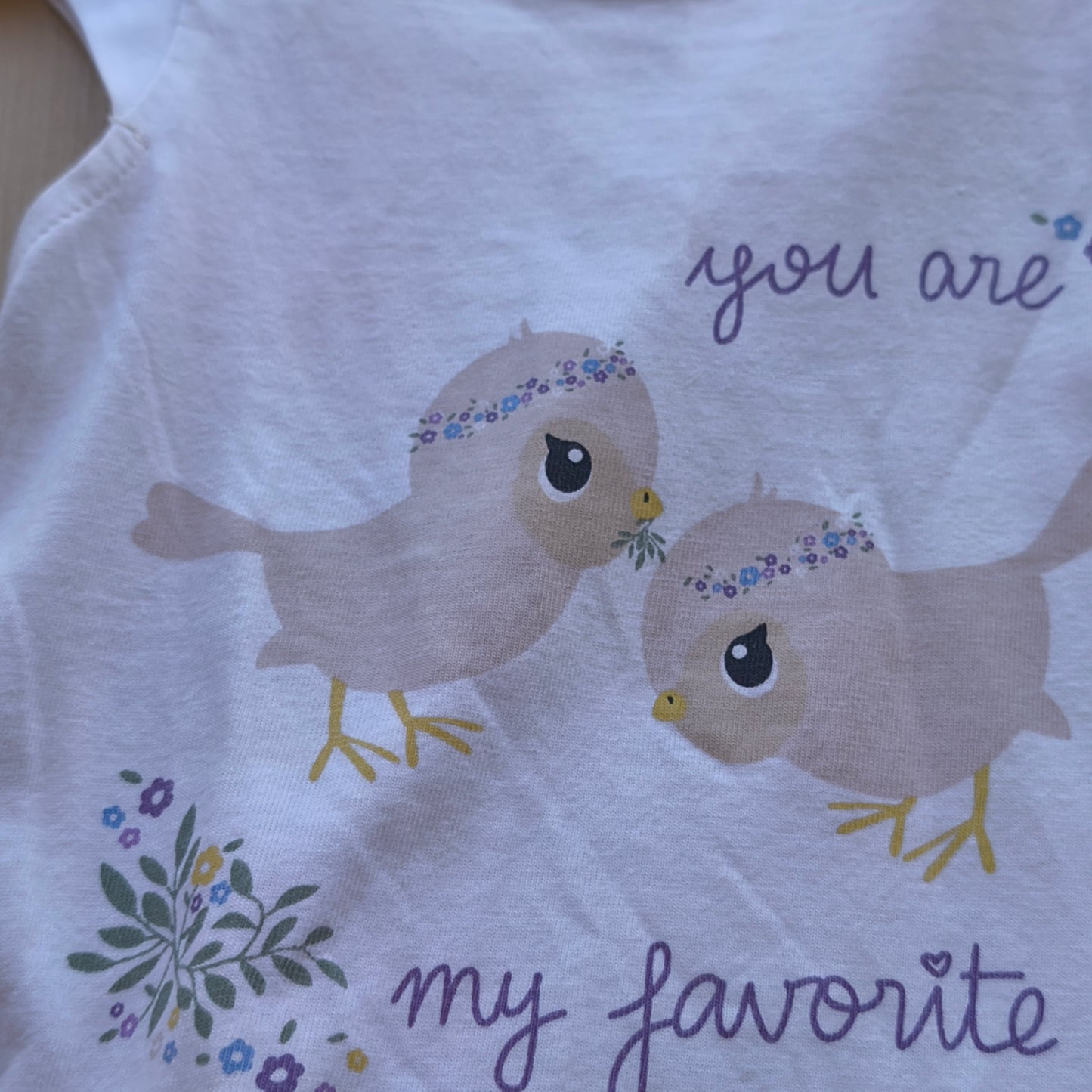 Conjunto de Verão H&M com Touca "My Favorite" – 4-6 Meses (68 cm)