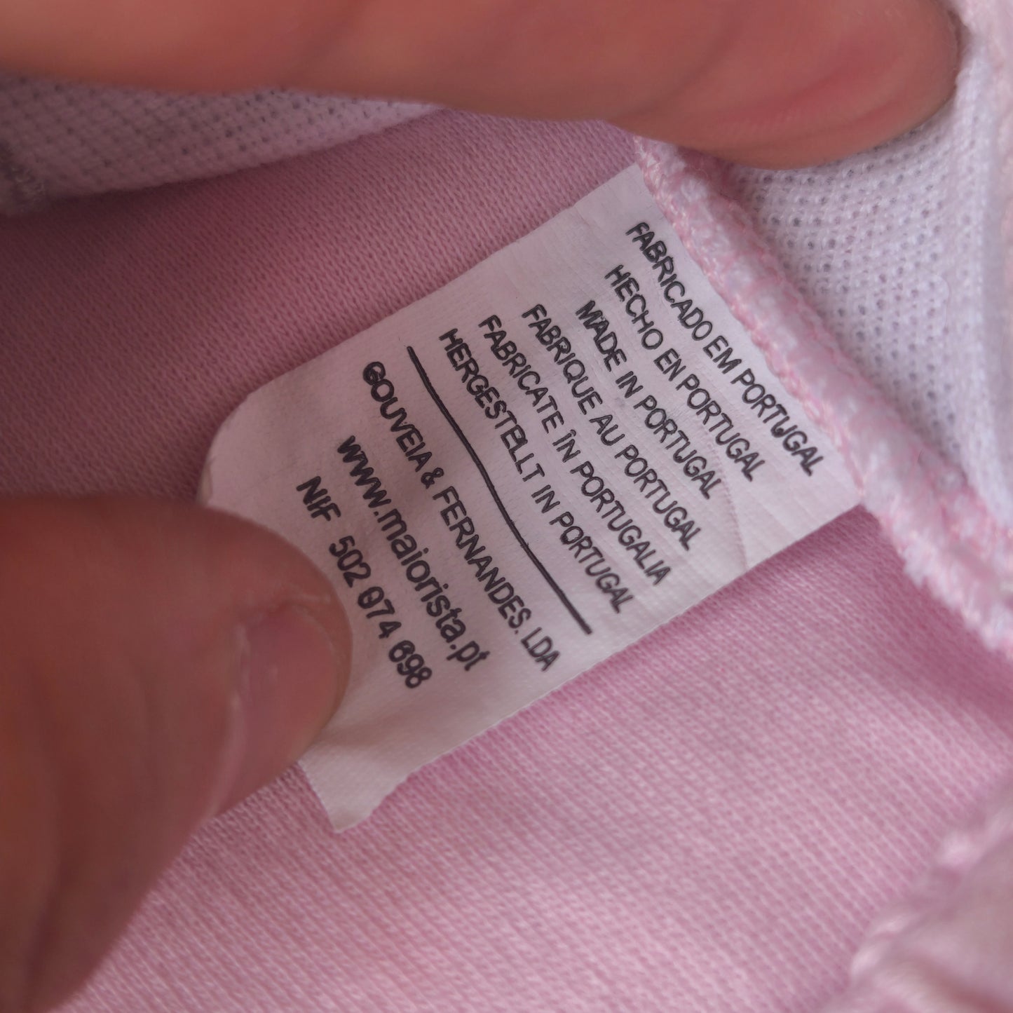 Conjunto de Bebé 100% Algodão (2 Peças) – Rosa e Branco com Ursinho