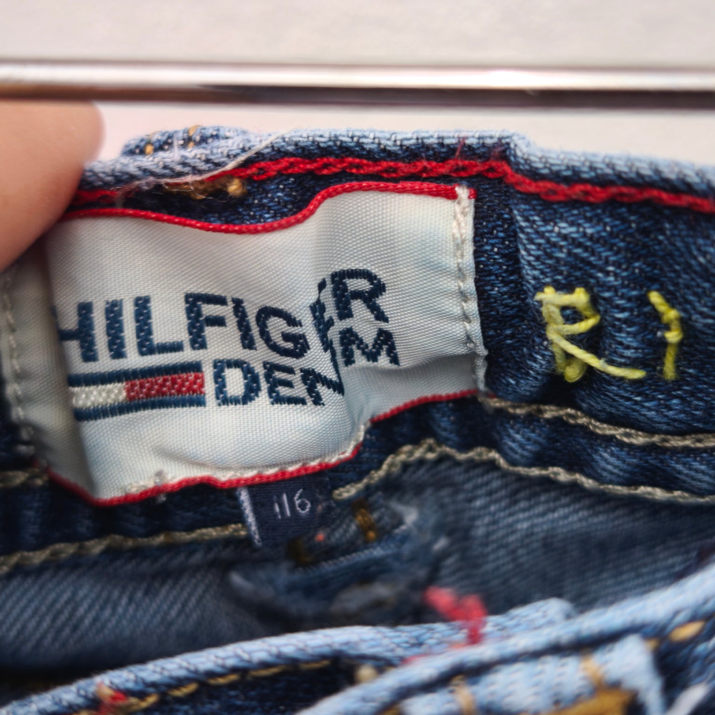 Calças de Ganga Hilfiger Denim Slim Fit 5-6 anos