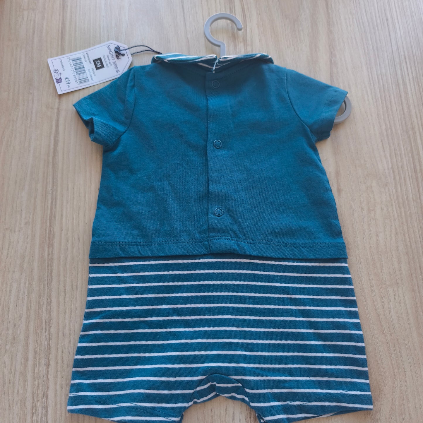Fofo / Romper de Bebé Sergent Major – "Petit Mousse" 0-12 meses
