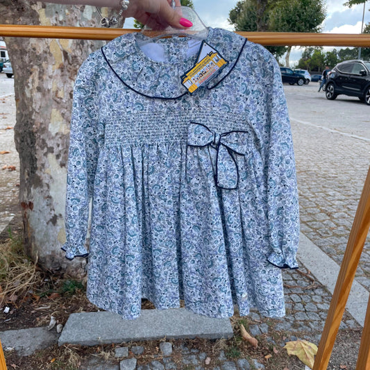 Vestido Com Estampa Floral - Maiorista Baby 12-24 meses