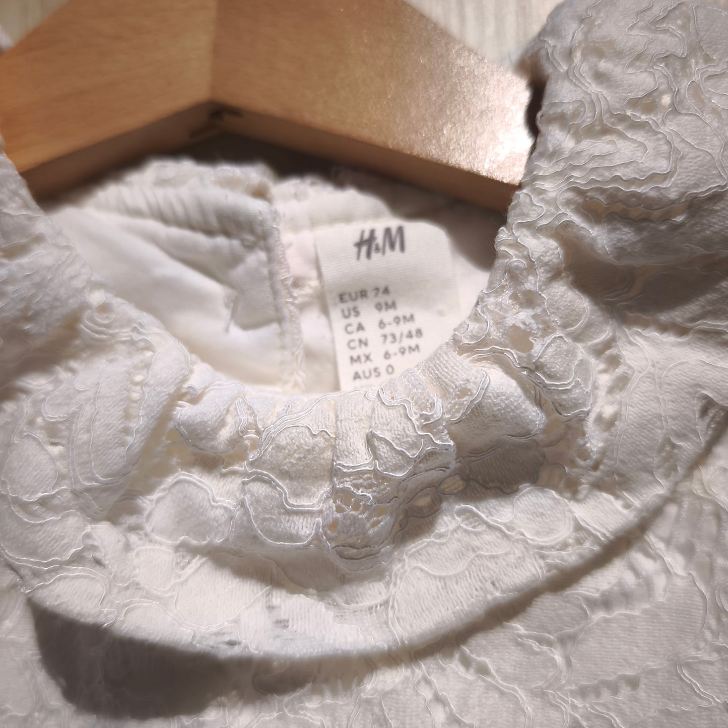 Vestido de Renda Branco H&M