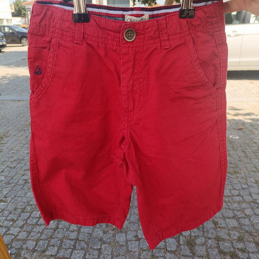 Calções Chino de Sarja para Menino OVS Kids Vermelhos 5-6 anos