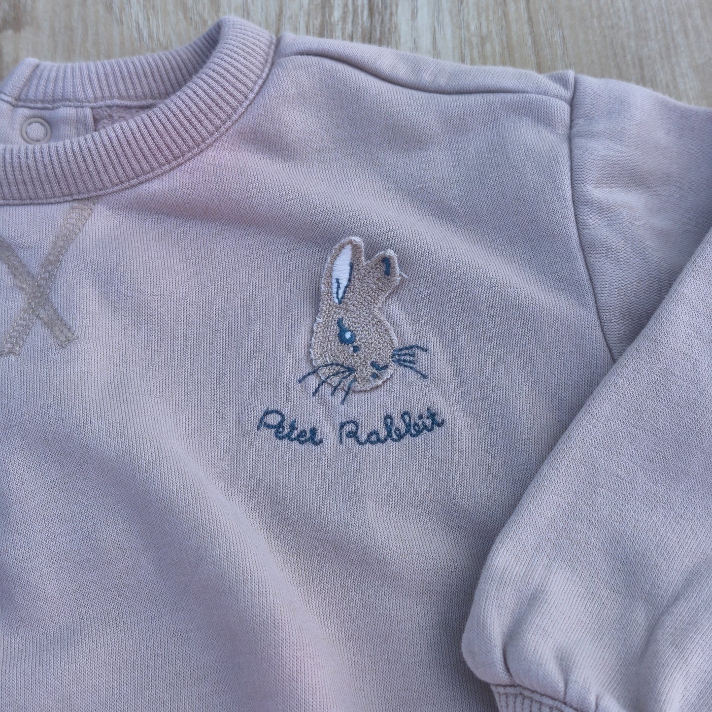 Sweat-shirt / Camisola Beatrix Potter "Peter Rabbit" Lilás – 9-12 Meses