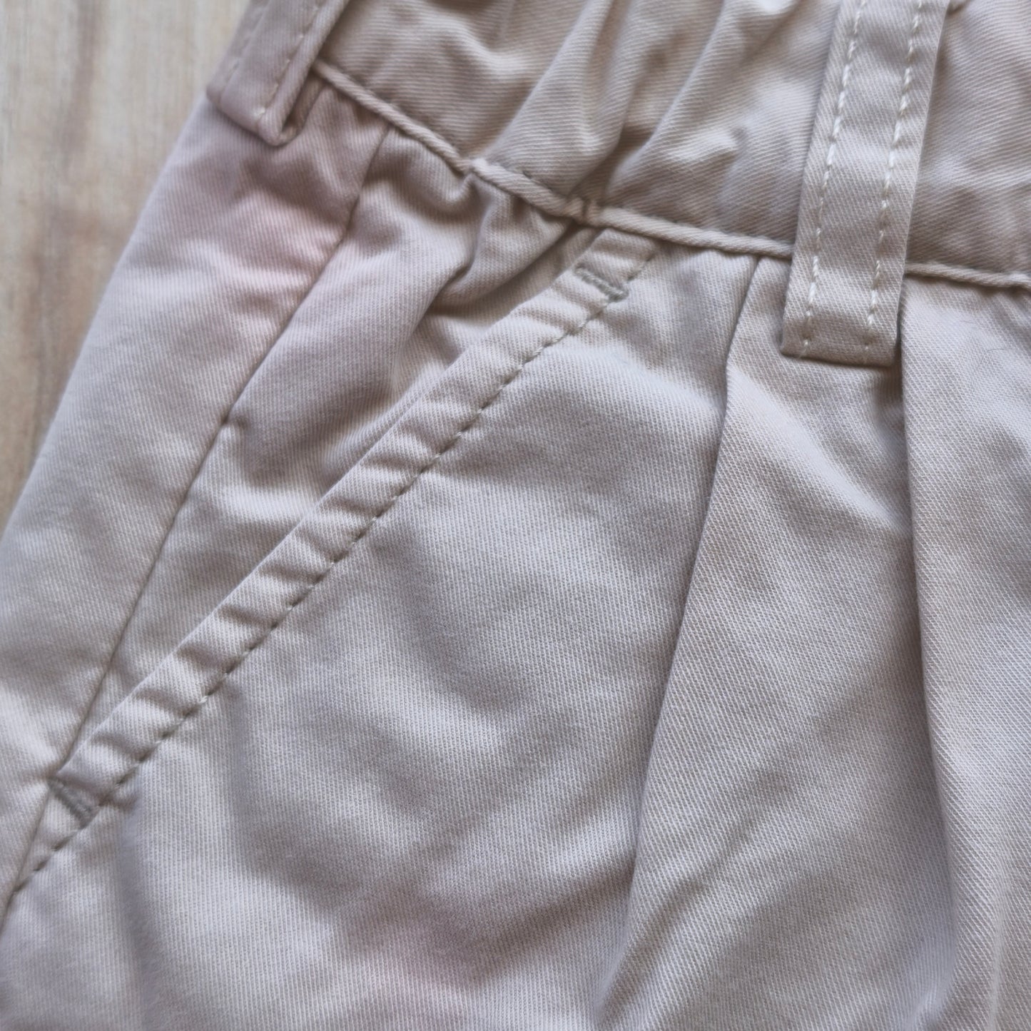 Calções de Tecido Metro Kid Newborn Bege Chino – Tamanho [3 meses]