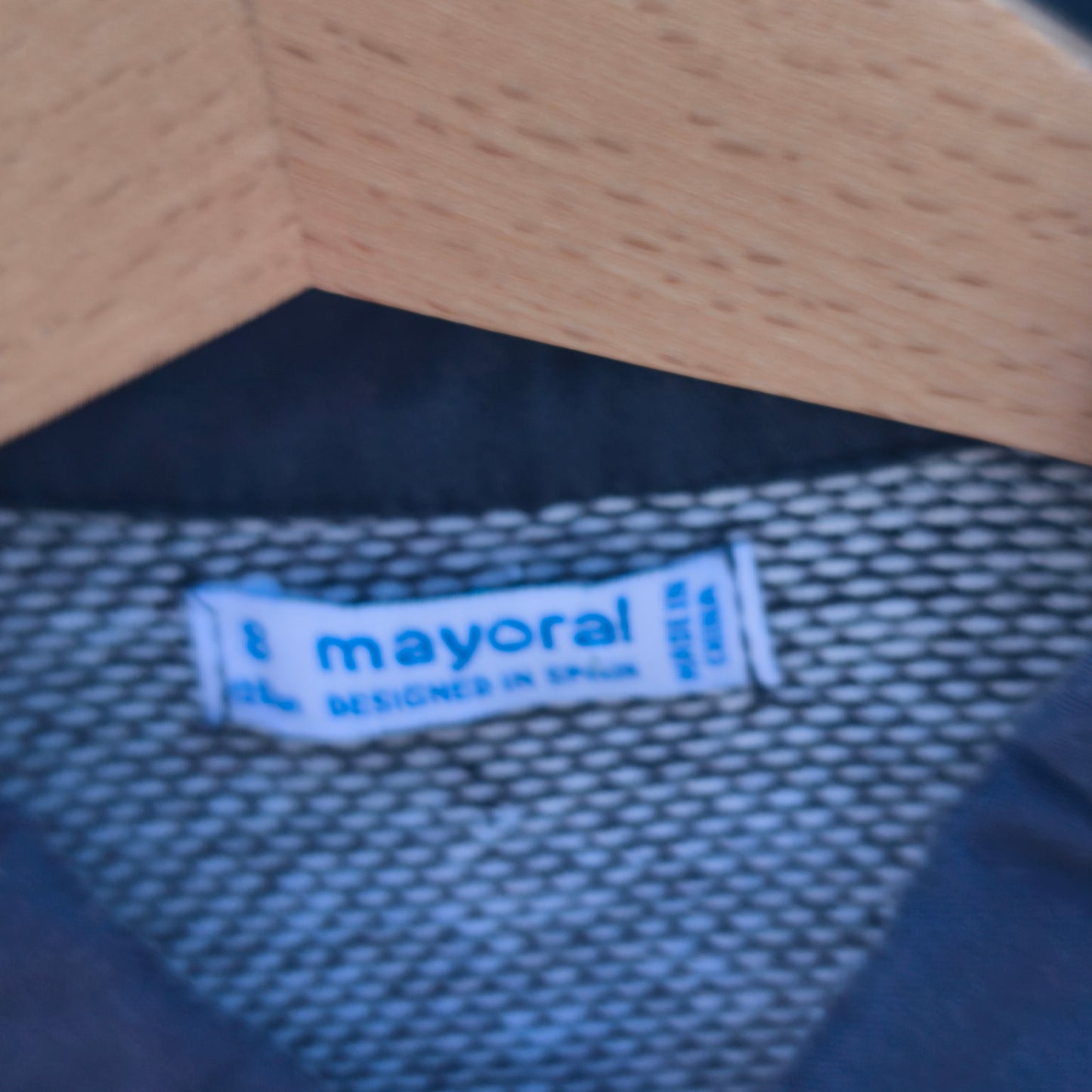 Polo de Malha de Manga Comprida Tricolor (Mayoral) 6-12 anos