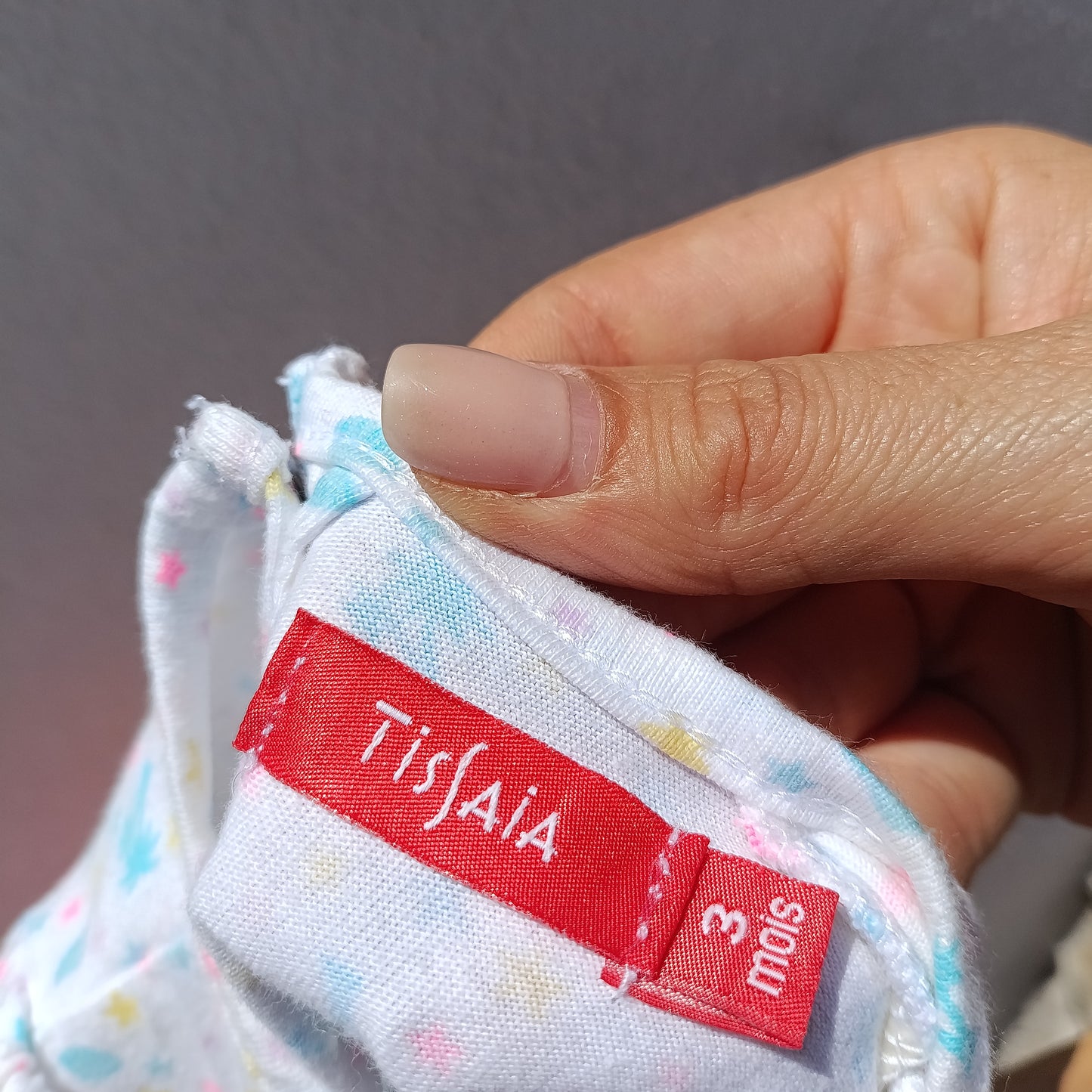 Vestido de Verão Tissaia "Hello Summer" Coral – 3 Meses