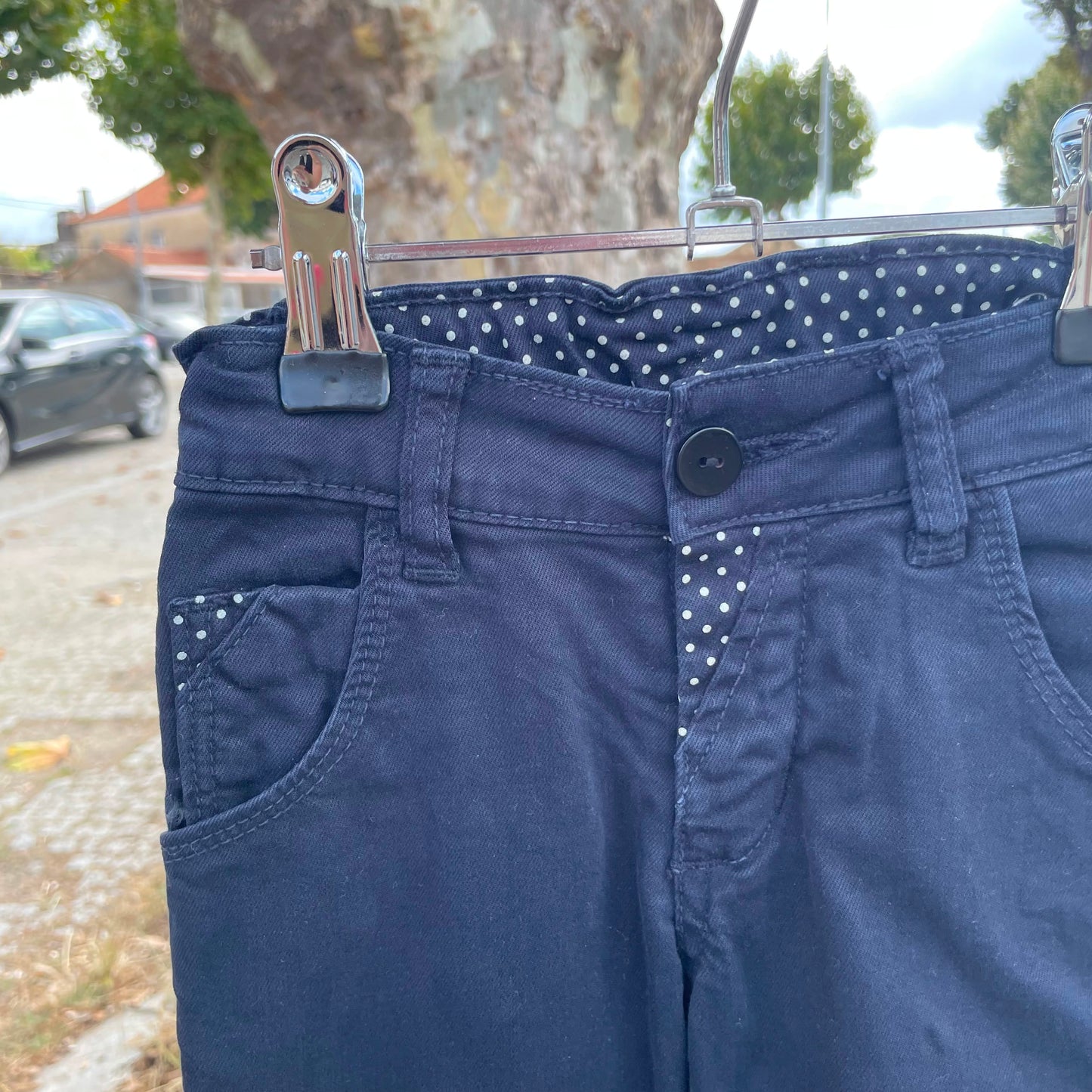 Calças Chino Azul-Escuro Ativo Kids – 3 Anos
