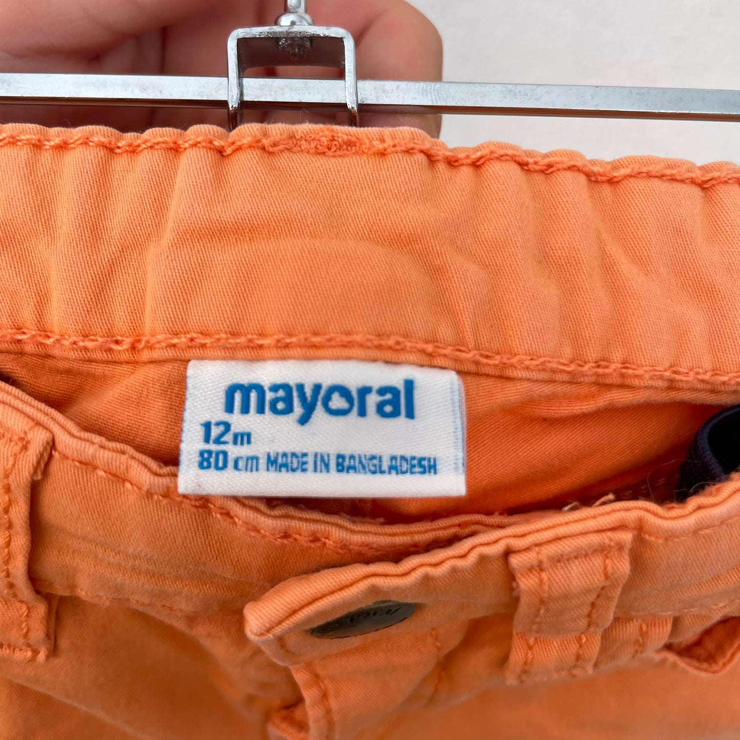 Calções Chino Laranja Mayoral – 12M (80 cm)