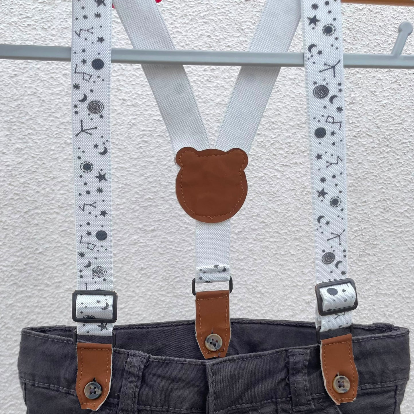 Calças com Suspensórios Urso Orchestra – 18M (81 cm)