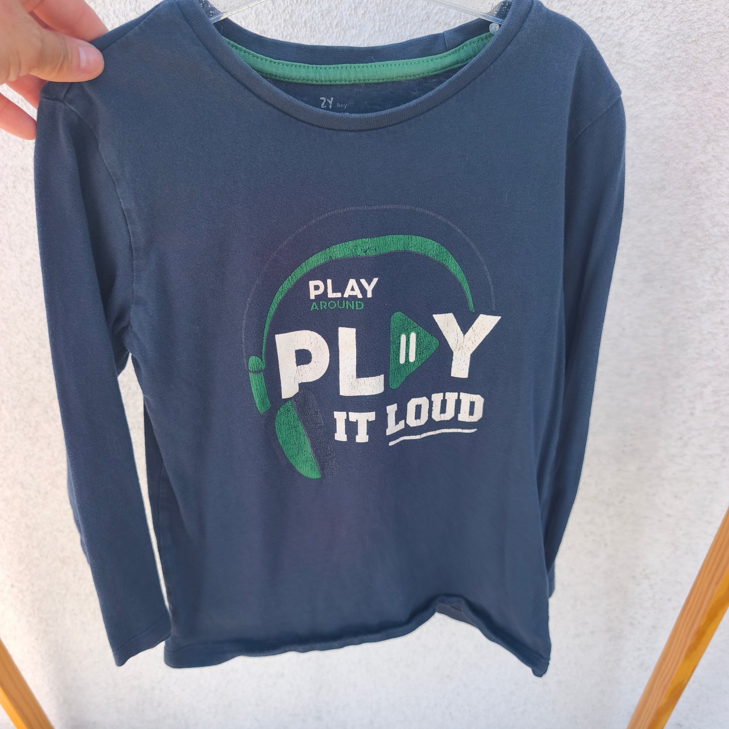 Camisola de Manga Comprida "Play It Loud" (Zippy / ZY) 6-12 anos