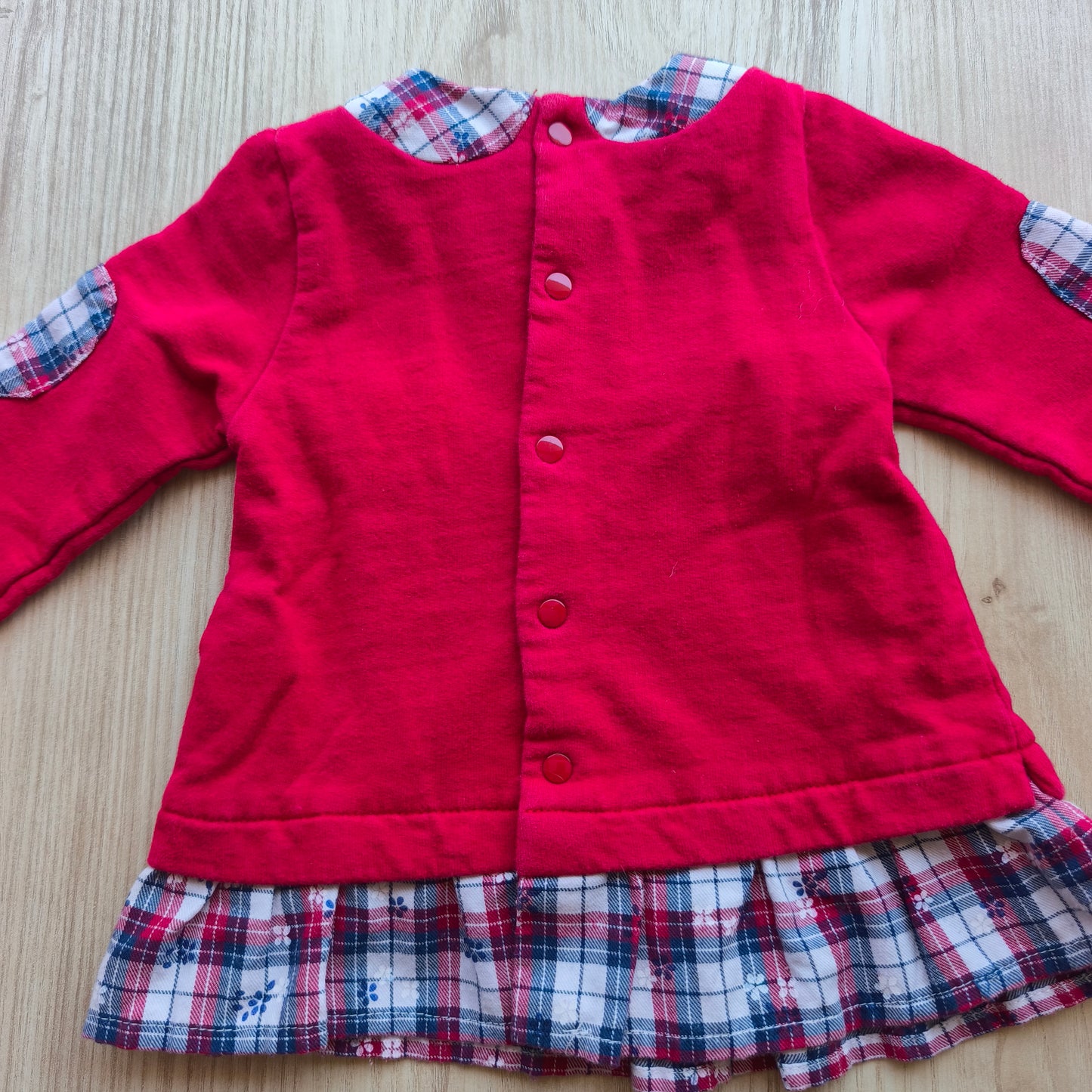 Vestido de Moletão Vermelho Estilo "Colégio" – Mayoral