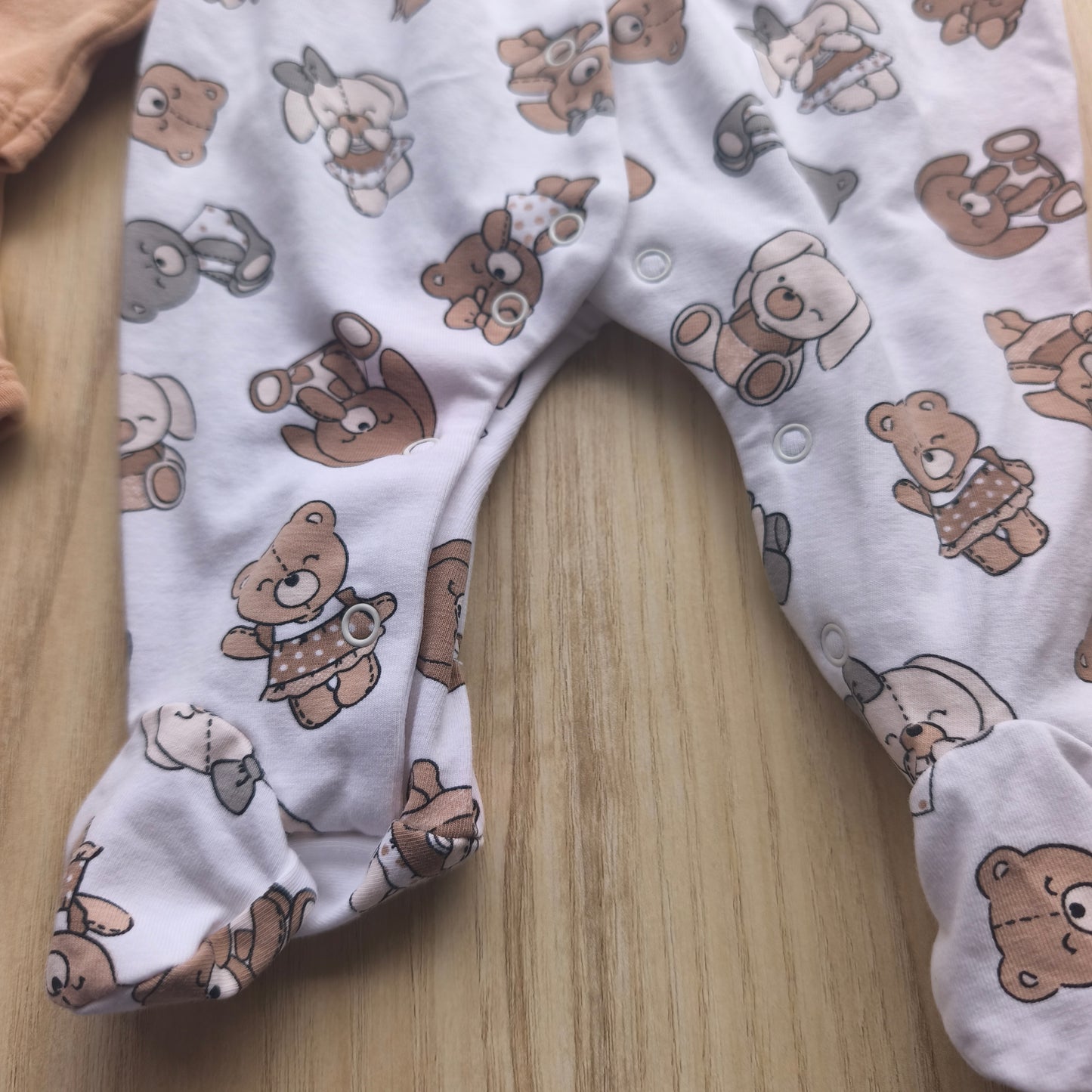 Conjunto de Bebé Mayoral & Inextenso (2 Peças) – Babygrow Ursinhos e Body