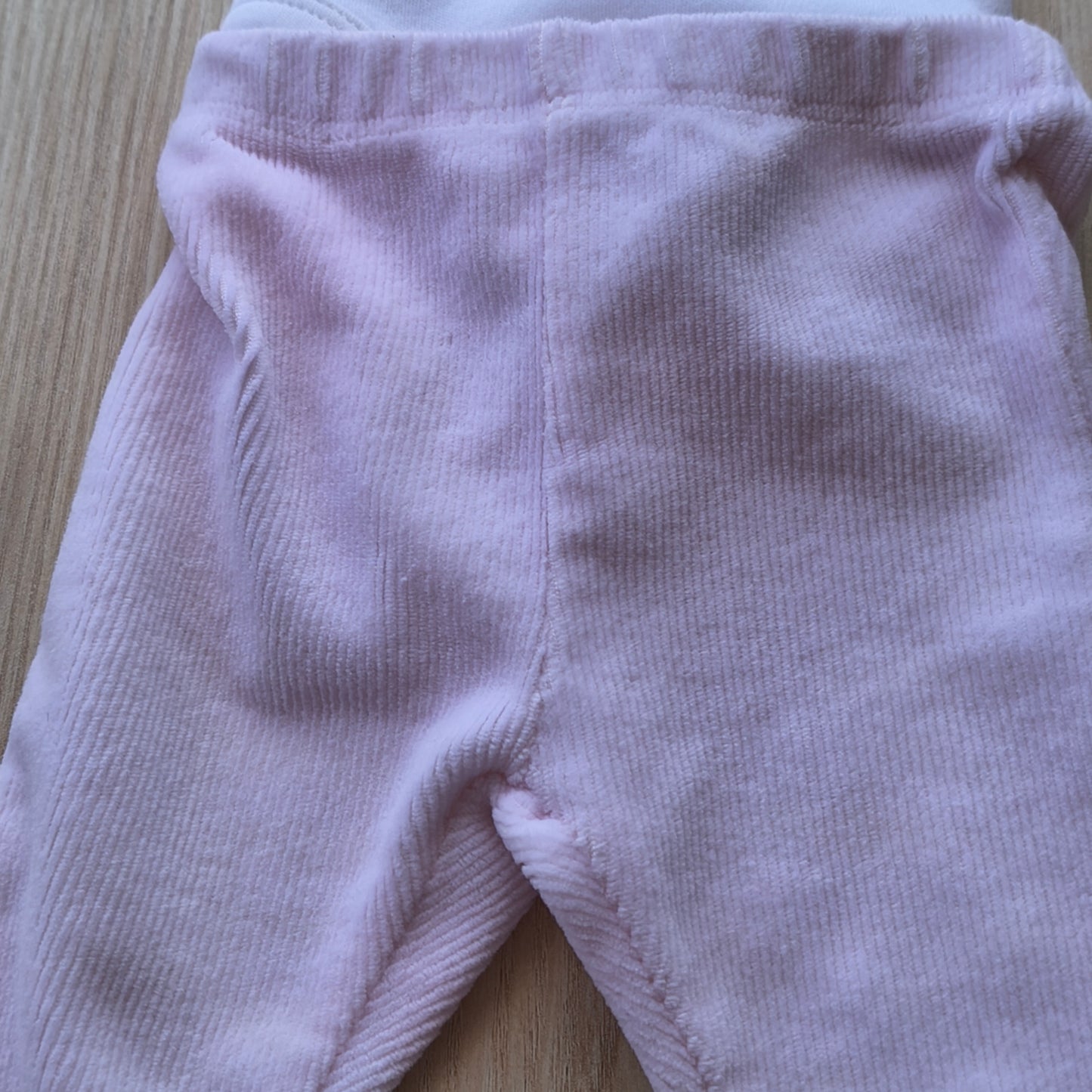 Conjunto Bebé Body Losan Branco + Leggings Zippy Rosa-Claro – 1-3 Meses (56-62 cm)