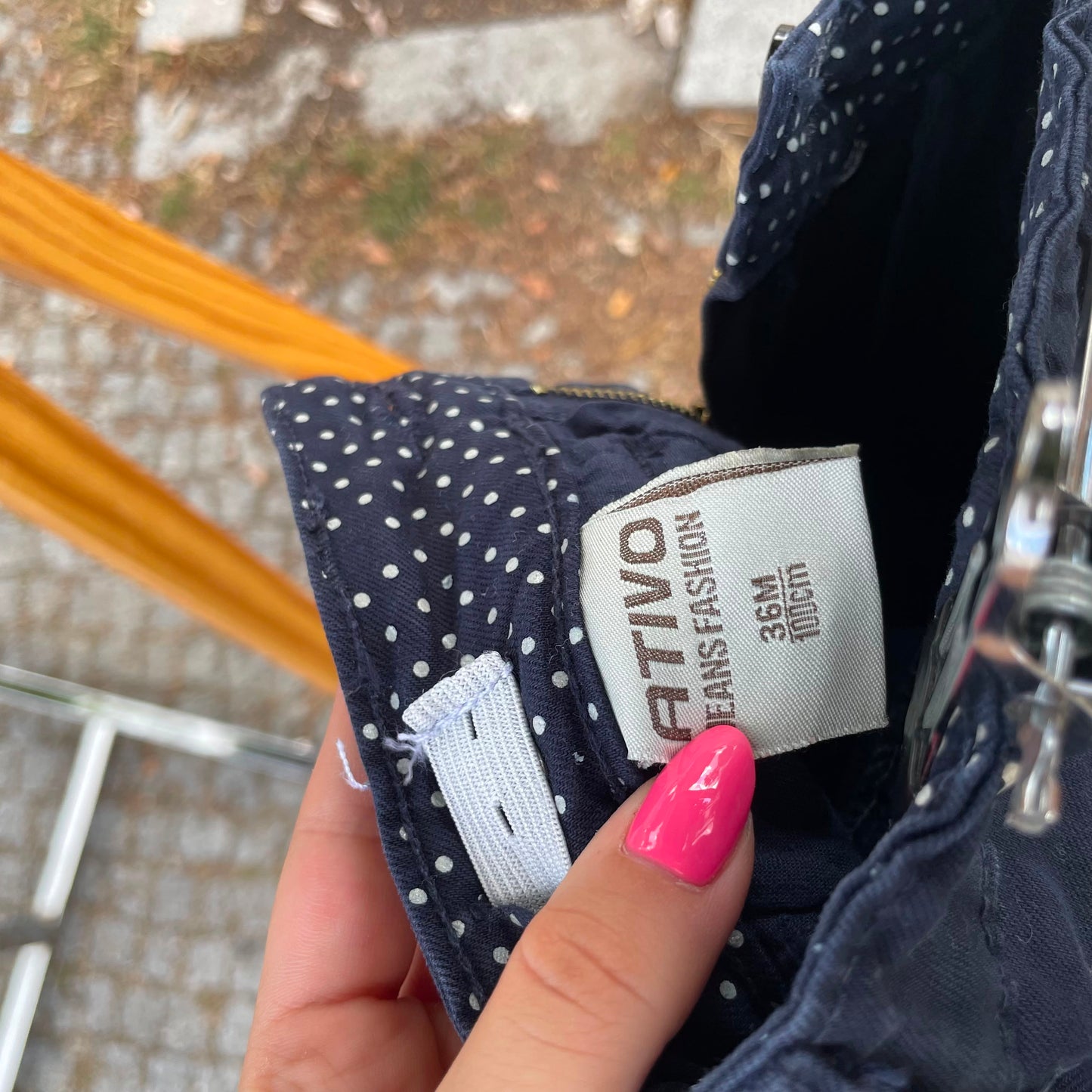 Calças Chino Azul-Escuro Ativo Kids – 3 Anos