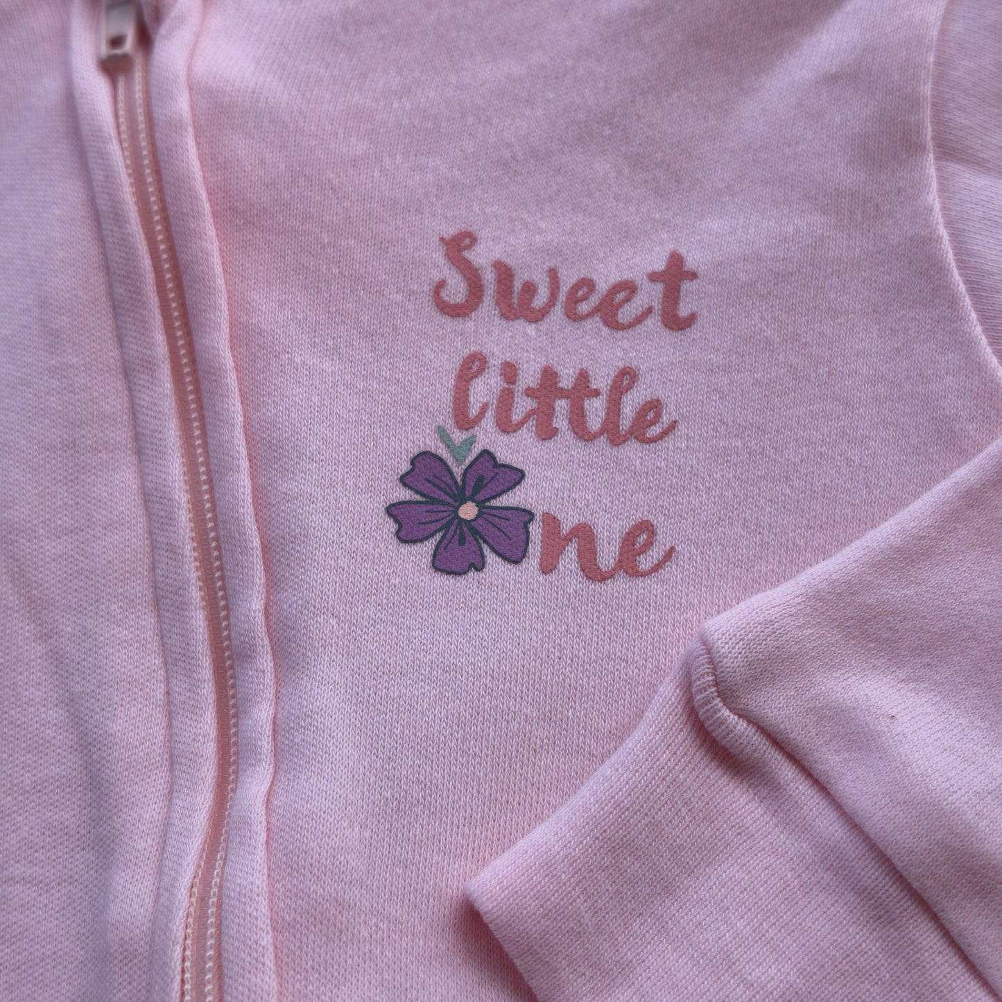 Pijama Macacão Primark "Sweet Little One" Rosa – 0-3 Meses (62 cm)