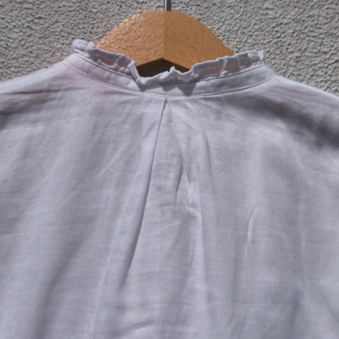 Camisa Branca Clássica com Gola em Folho – Mayoral-3 anos
