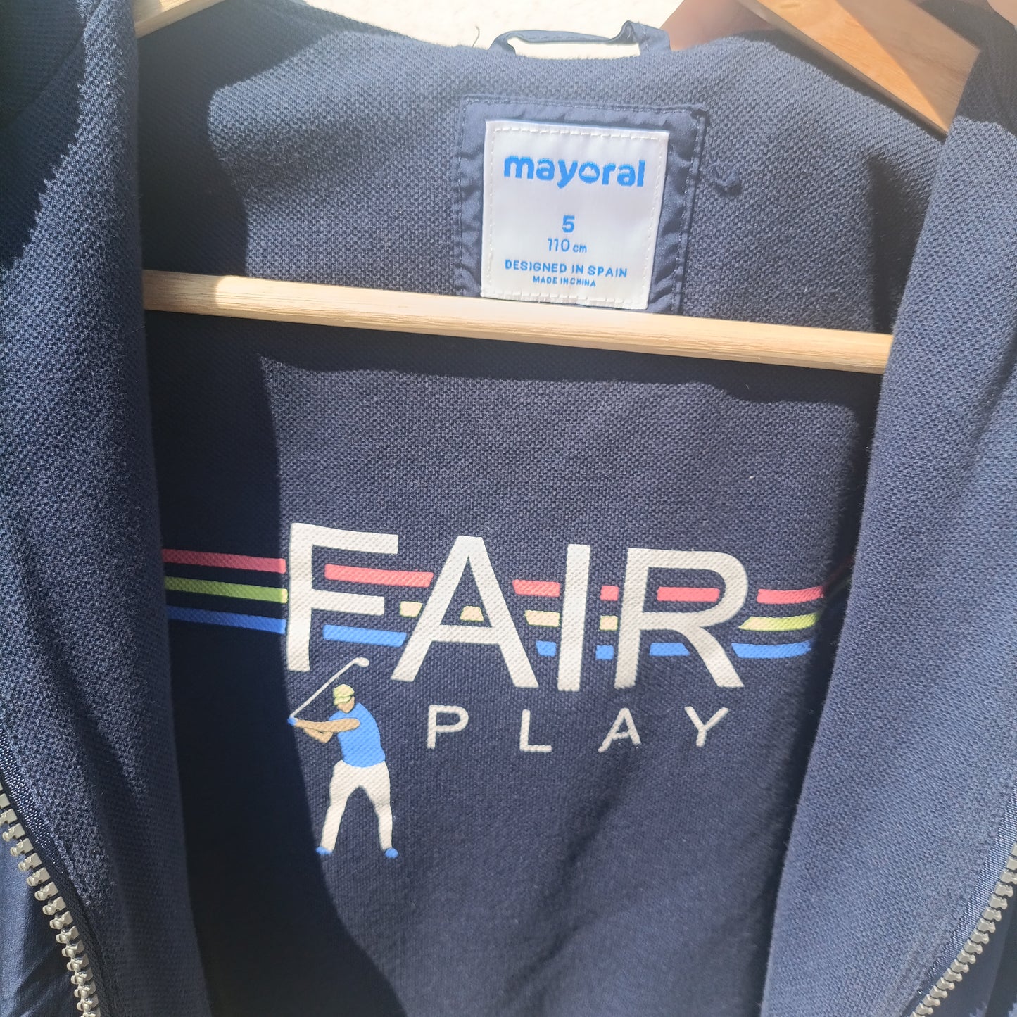 Corta-Vento / Blusão Desportivo Mayoral "Fair Play" Azul-Escuro