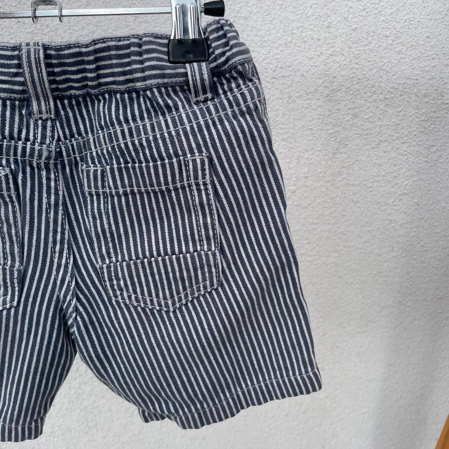 Calções a Riscas Azuis e Brancas Texstar – 6-9M (74 cm)