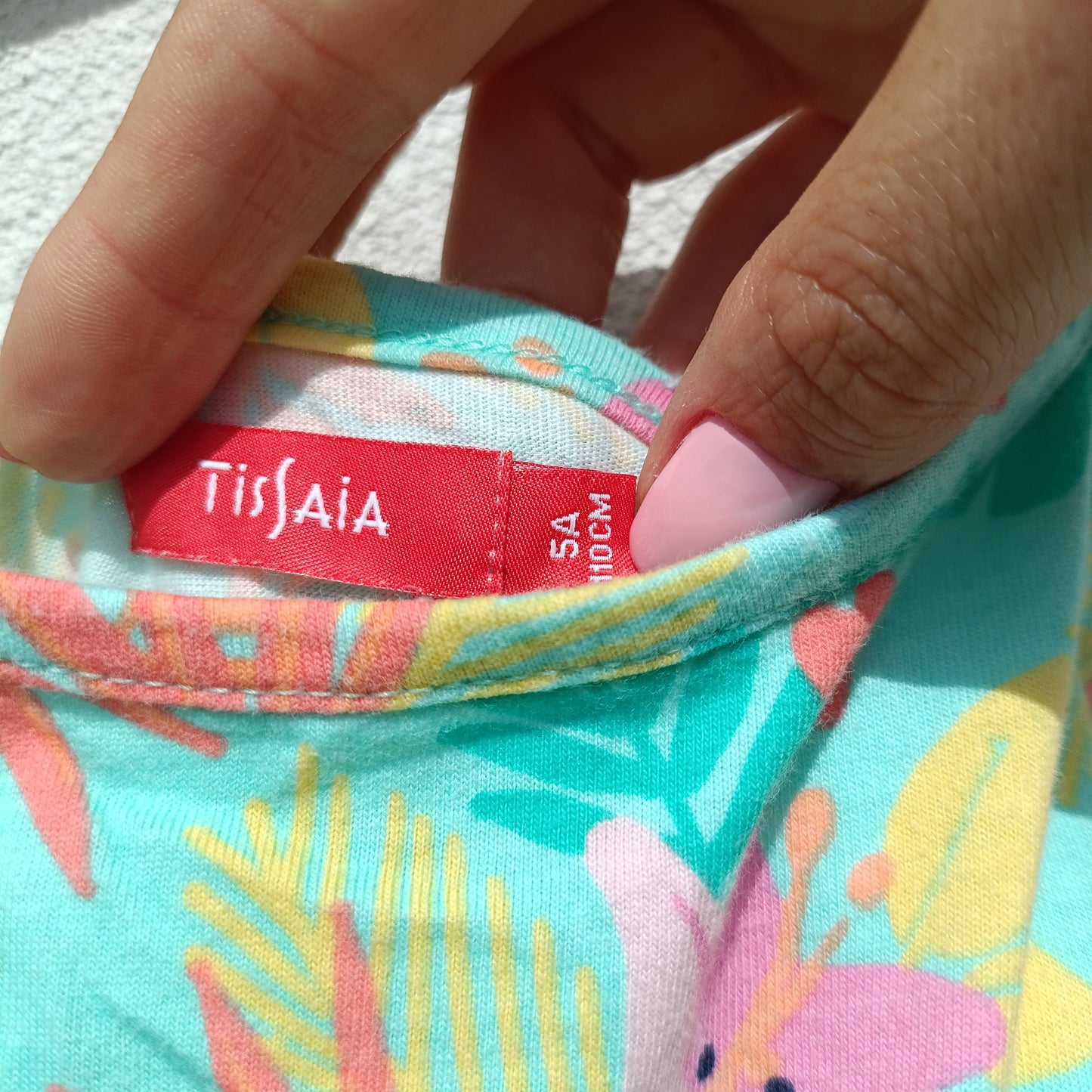 Vestido de Verão Tropical Tissaia – 5 Anos (110 cm)