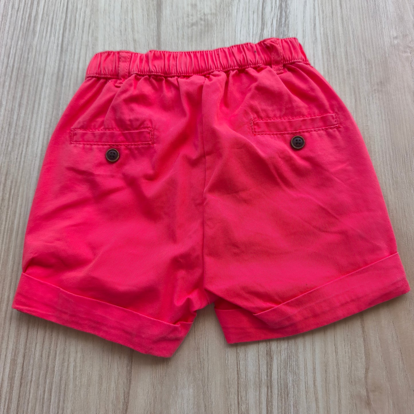 Calções de Tecido Zippy (ZY) Cor-de-Rosa Forte / Coral – 1-3 Meses (56-62 cm)