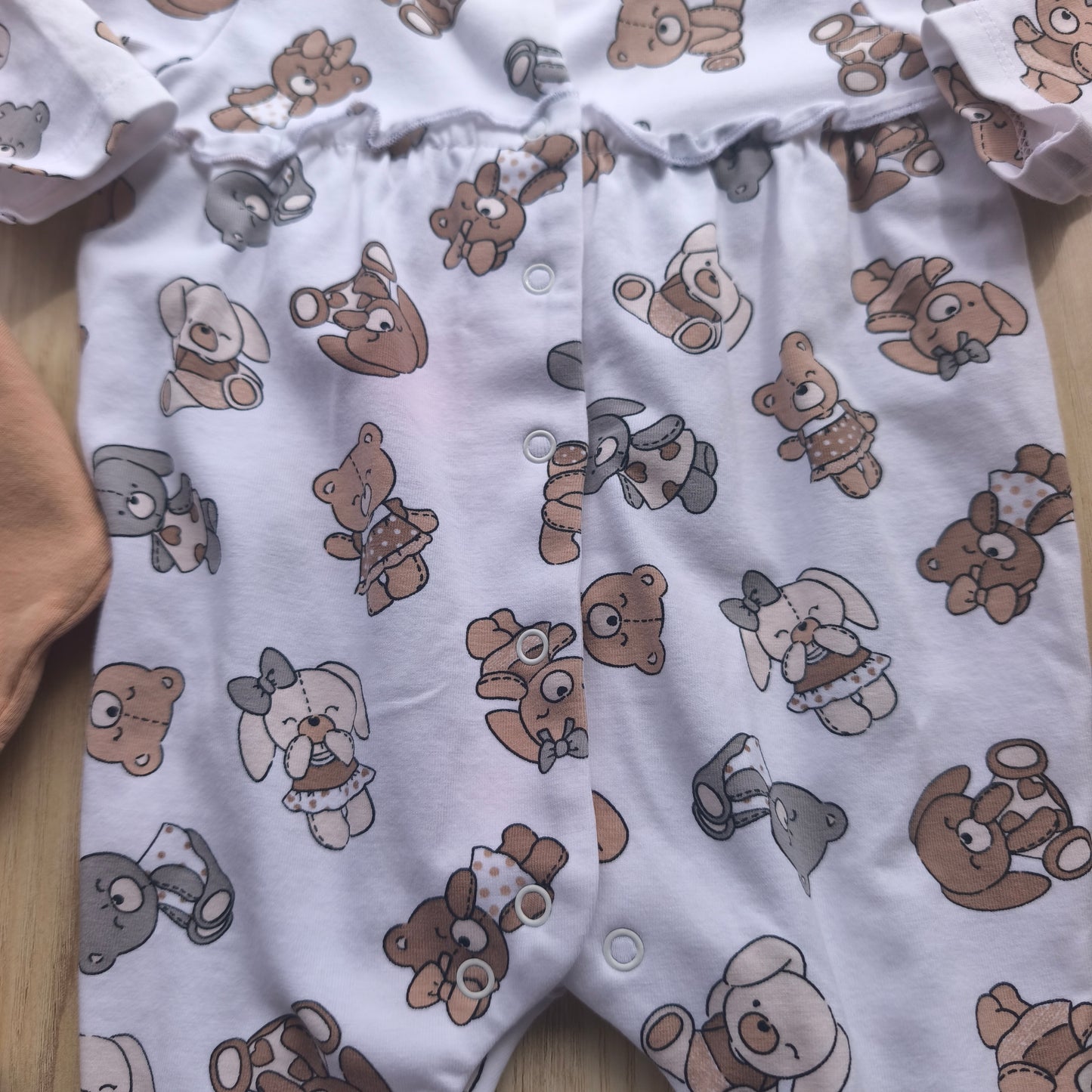 Conjunto de Bebé Mayoral & Inextenso (2 Peças) – Babygrow Ursinhos e Body